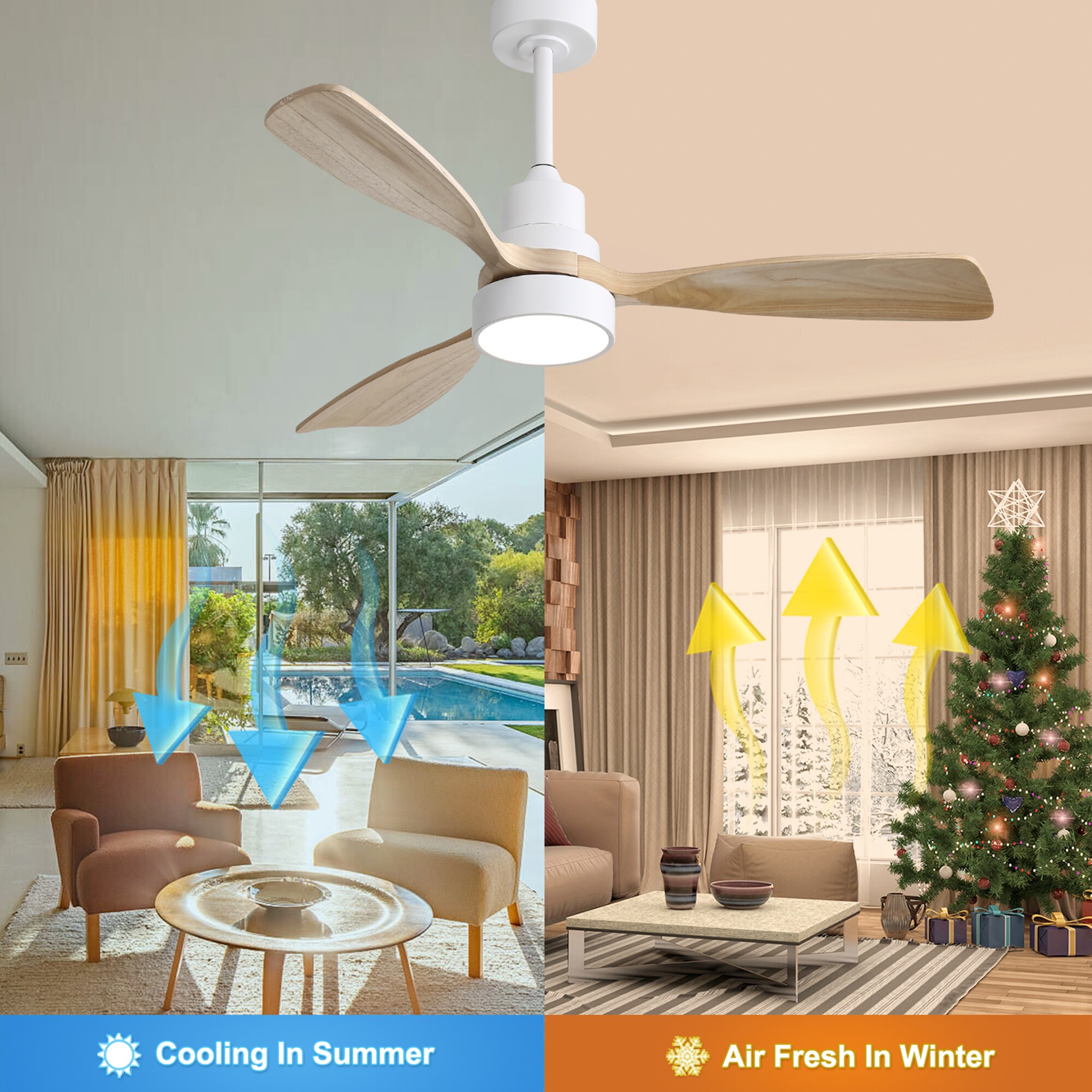 SINOFURN SYD130031WT Ceiling-Fans - View #7
