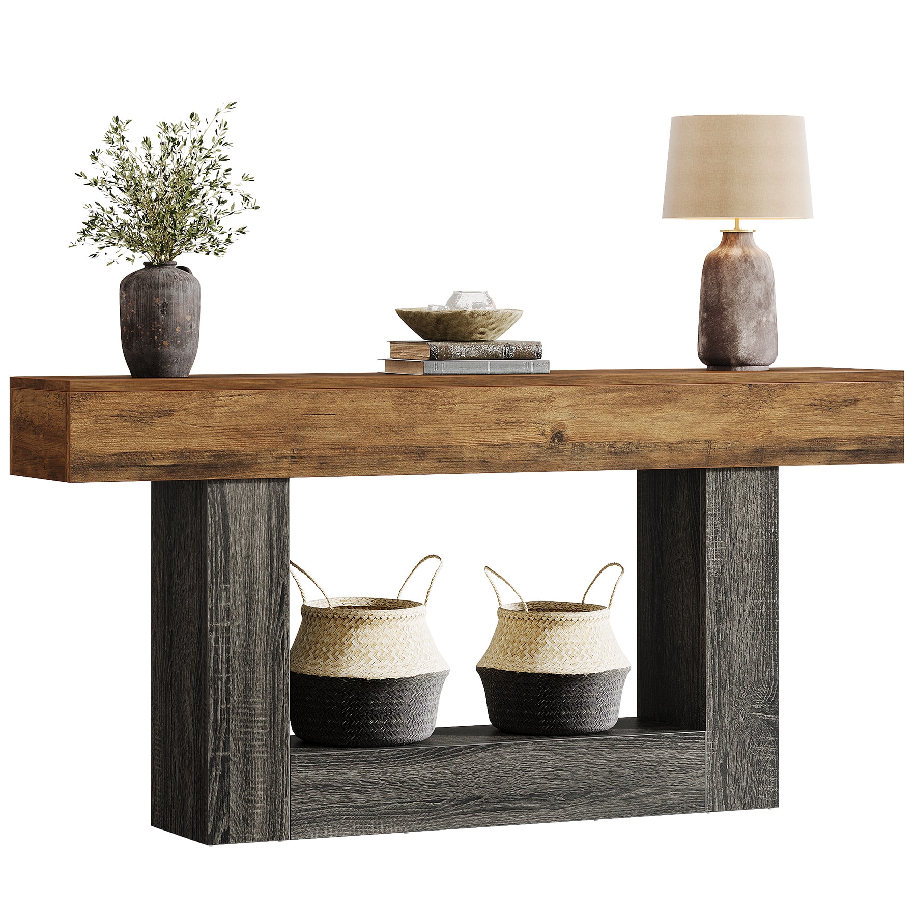Tribesigns LWFD-RY0153 Console table Farmhouse Finished Console table