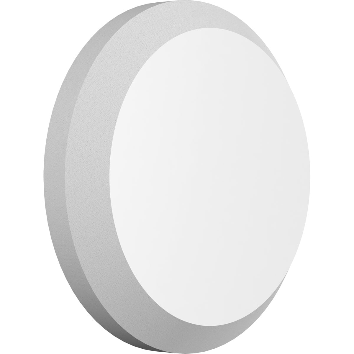 Ekena Millwork ROSP030X030X050GRY01 Standard Grayson with Beveled Edge 3-in x 3-in Round Unfinished PVC Rosette