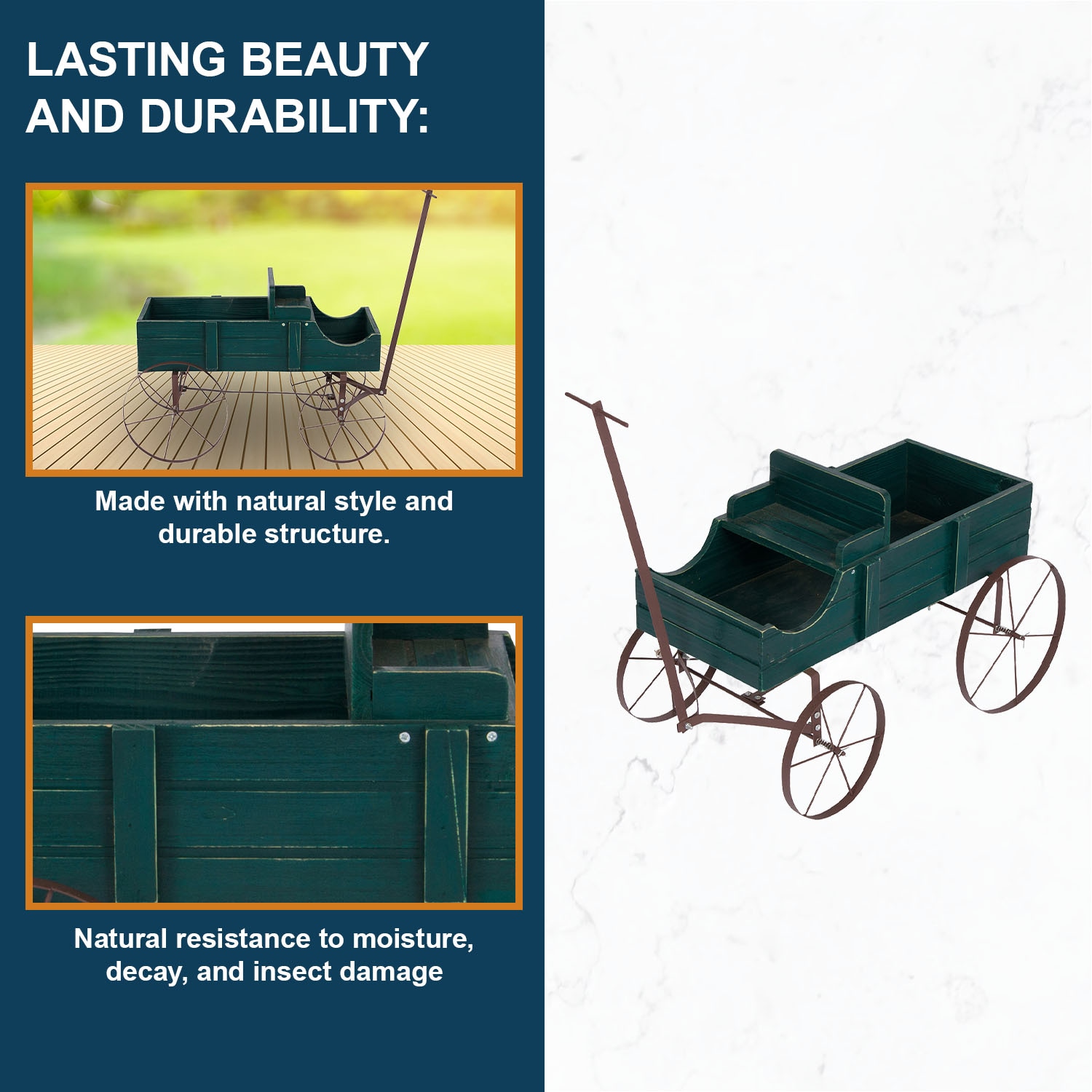 Shine Company 4941GR Planter-Window-Box - View #2
