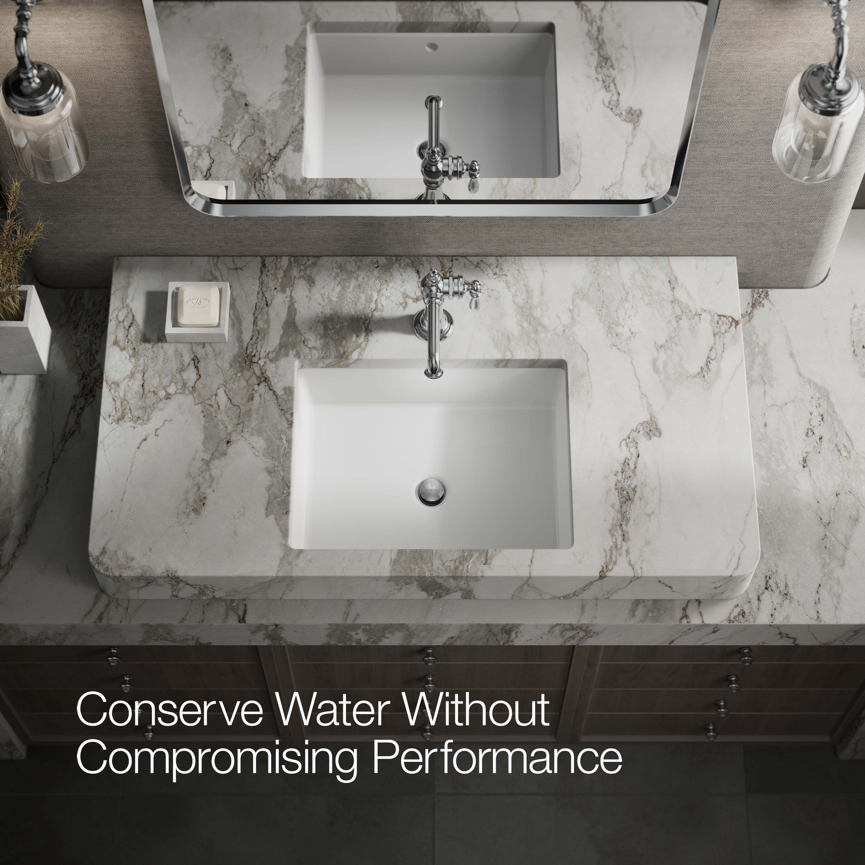 Artifacts Polished Chrome Single-Handle Bathroom Faucet