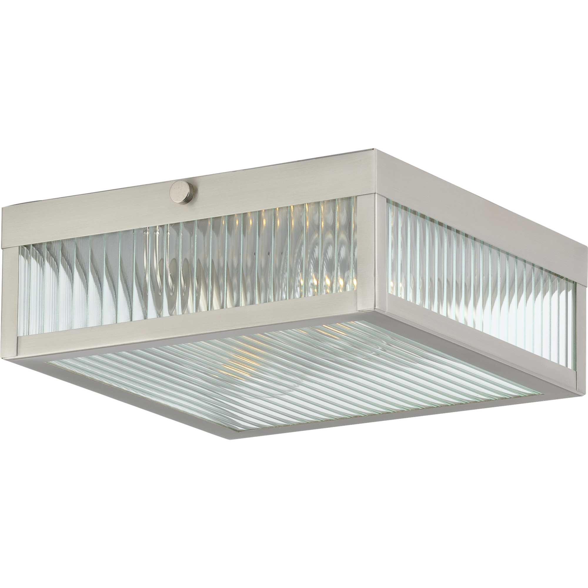 Progress Lighting P350152-135 Dwyer 2 -Light 11-in Stainless steel Flush Mount Light