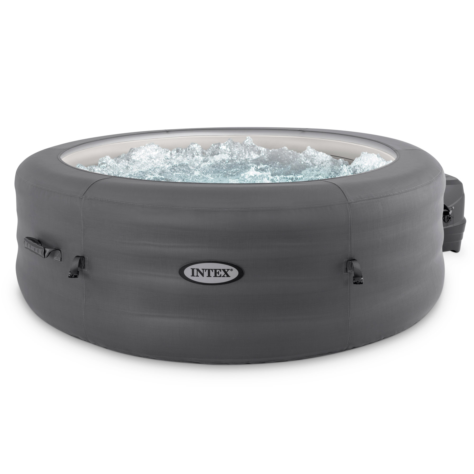 Intex 4-Person Inflatable Round Hot Tub in the Hot Tubs u0026 Spas department  at Lowes.com