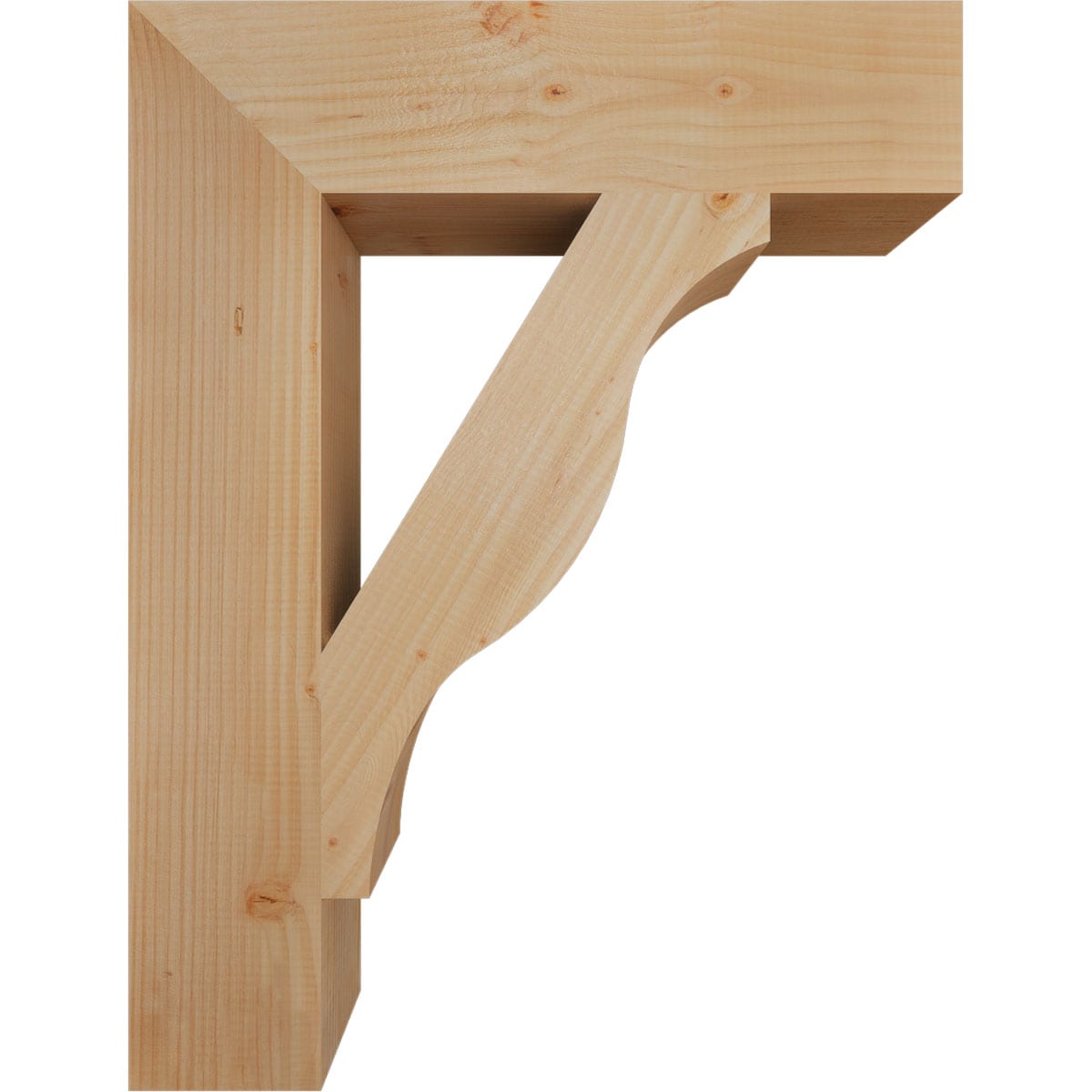 Ekena Millwork BKT06X26X34FST05SDF Exterior-Brackets-Braces - View #3