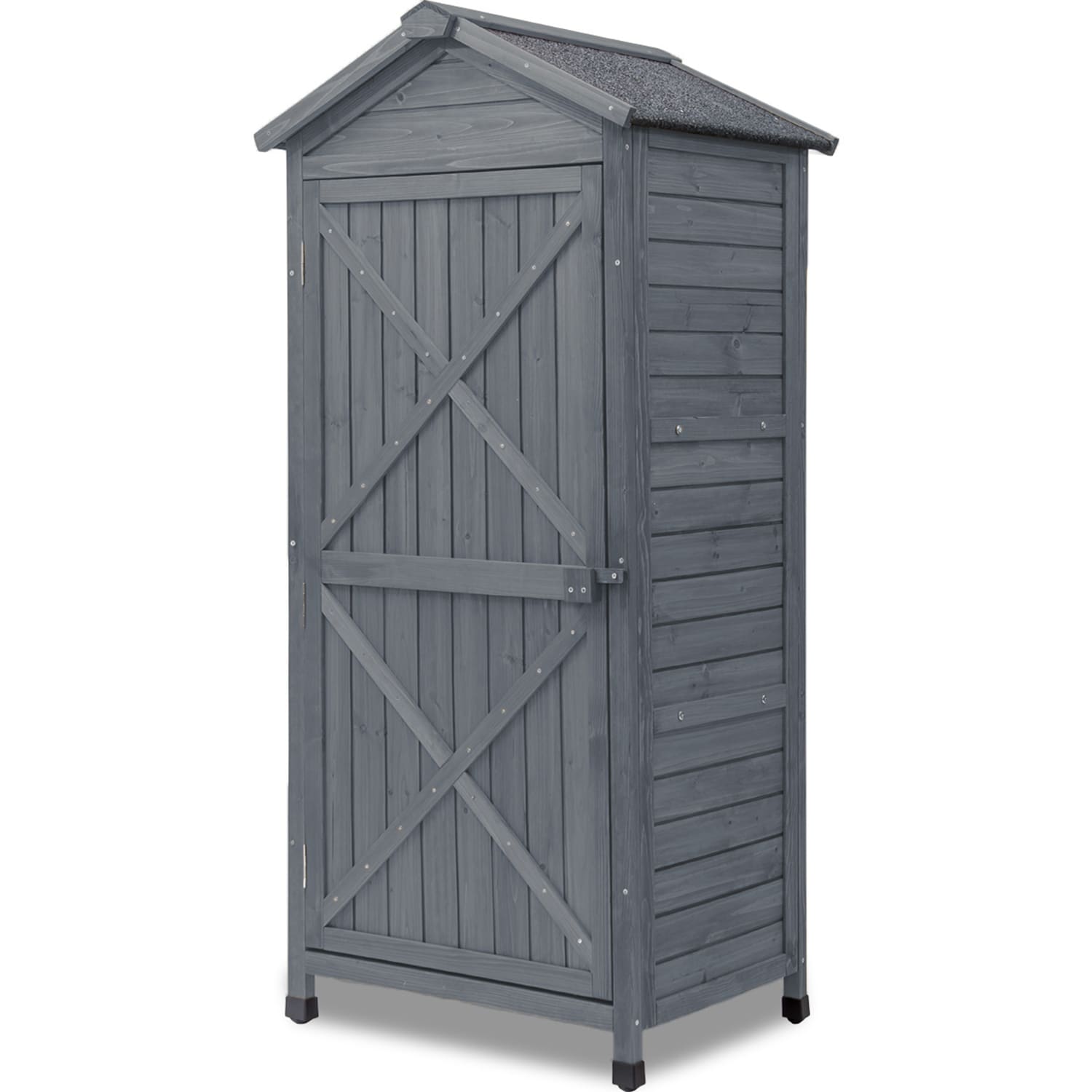 SINOFURN SYA010112GY 1-ft x 2-ft Storage Shed