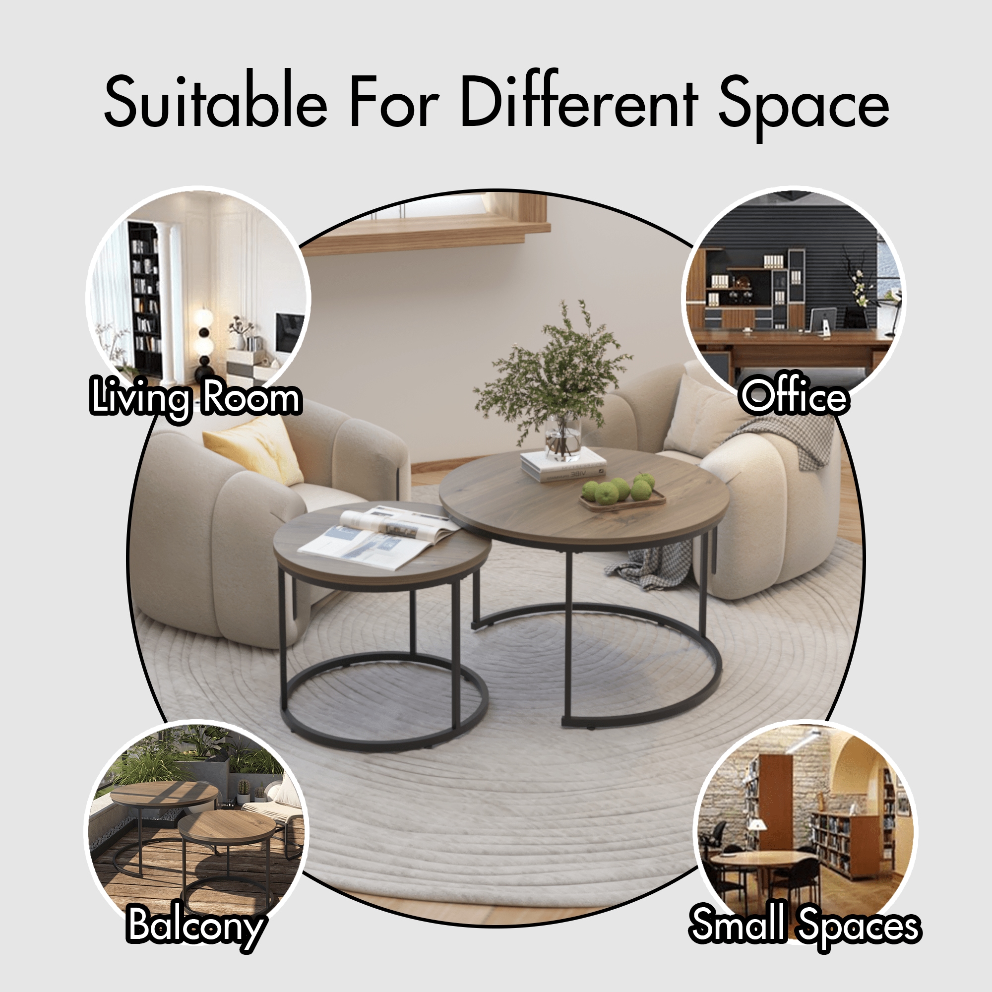 Vynxaria LESX0021-DJBZ-ET0018 End-Tables - View #5