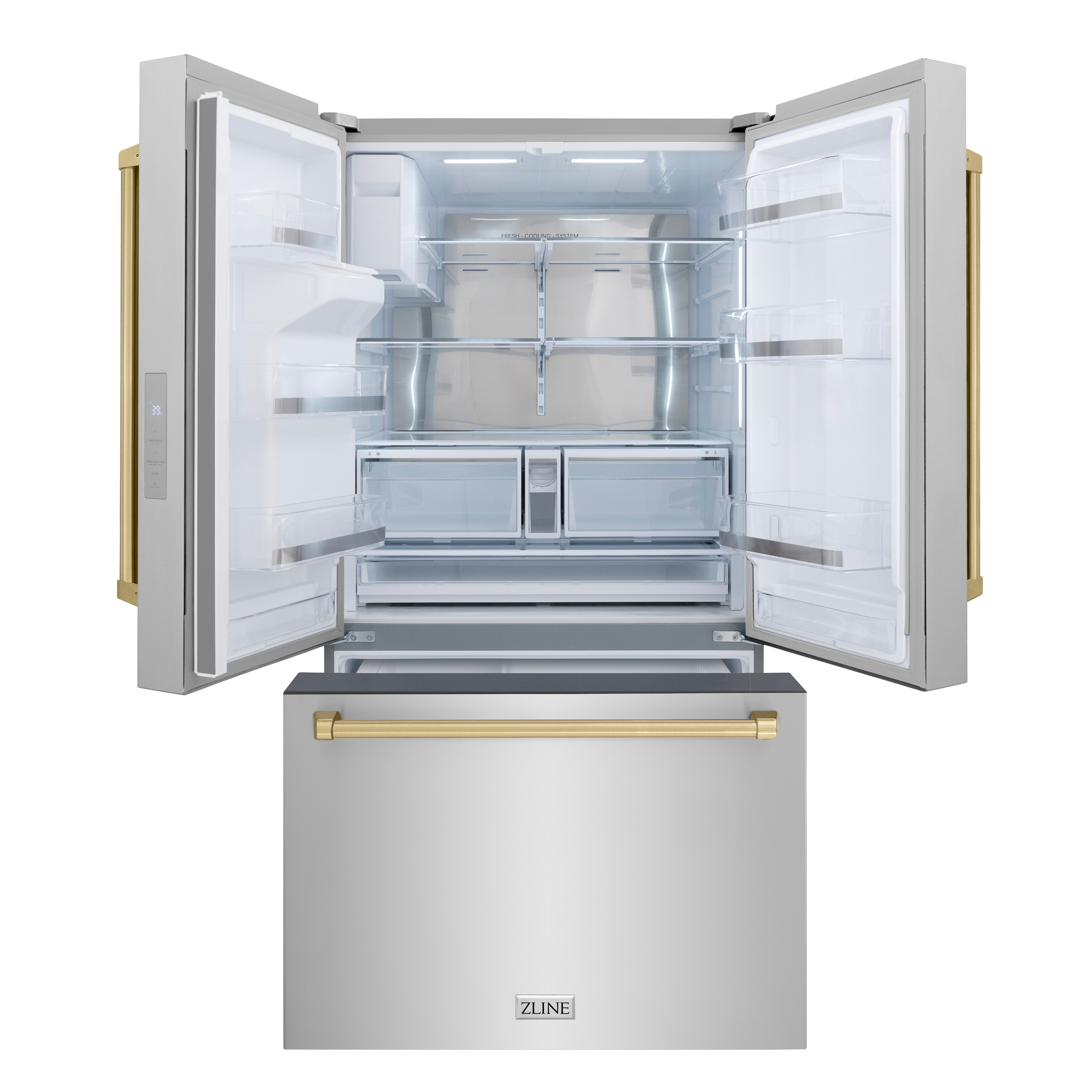 ZLINE KITCHEN & BATH RSMZ-W-36-CB French-Door-Refrigerators - View #4