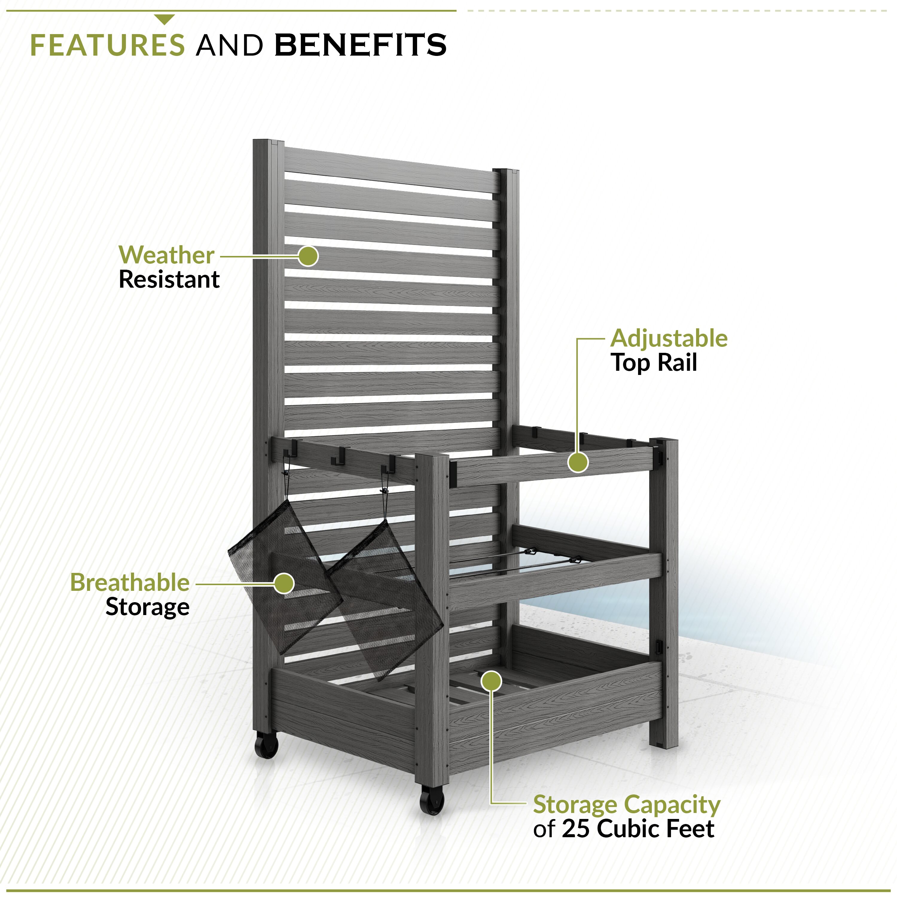 Zippity Outdoor Products ZP19080 Pool-Organization-Storage - View #3