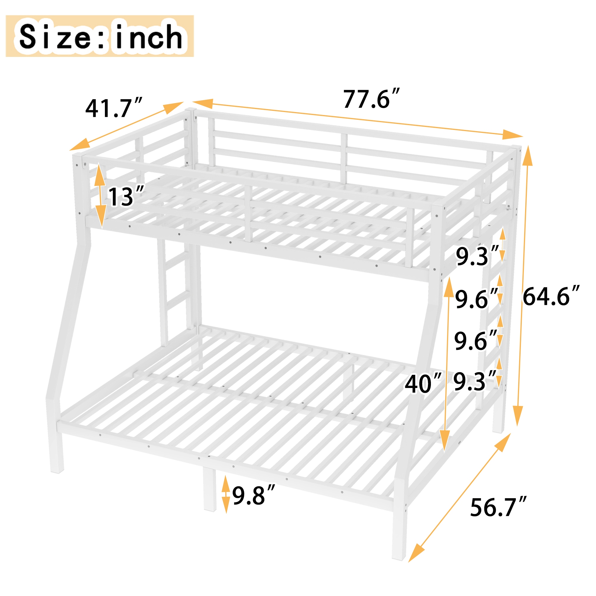 Bellemave Z383994WMTF Bunk-Beds - View #4