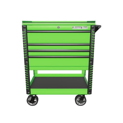 Extreme Tools EX 33-in W x 44.25-in H 4-Drawer Steel Rolling Tool Cabinet (Green) Extreme Tools EX 33-in W x 44.25-in H 4-Drawer Steel Rolling Tool Cabinet (Green)