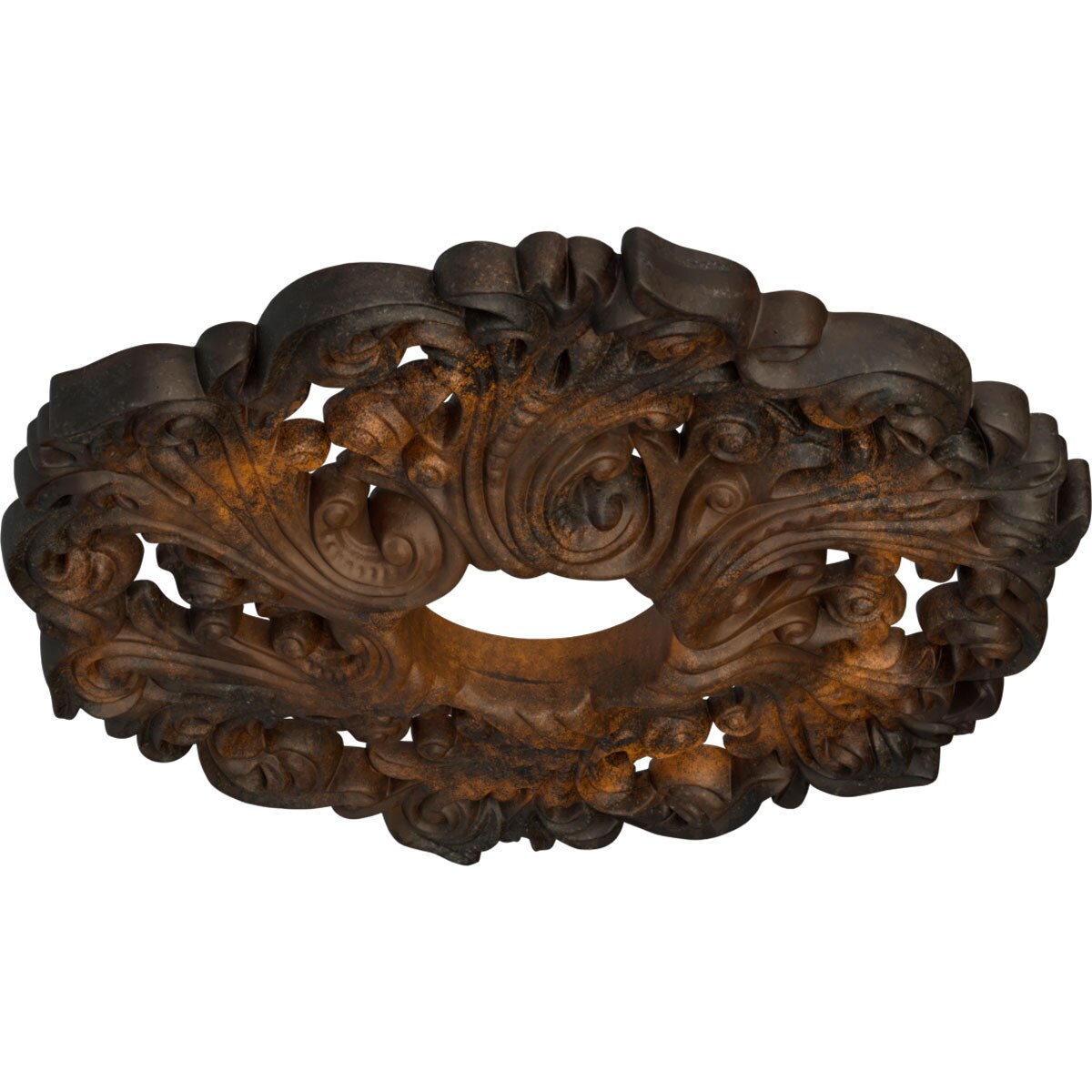 Ekena Millwork CM19ORRUS Ceiling-Medallions - View #2