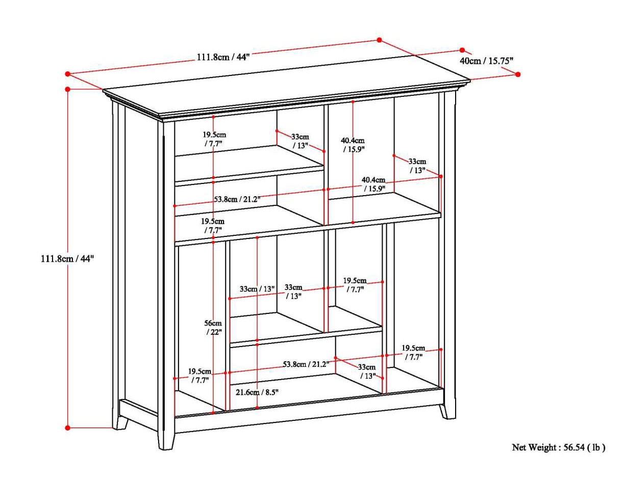 Simpli Home AXCRAMH19-HIC bookcases - View #8