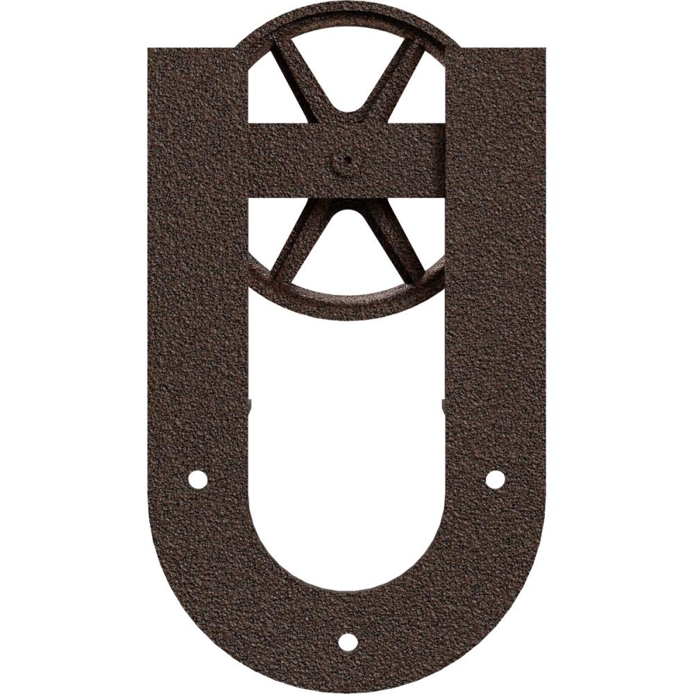 Goldberg Brothers GB60014R2WCV Copper Vein Indoor Horseshoe Single Double Barn door hanger