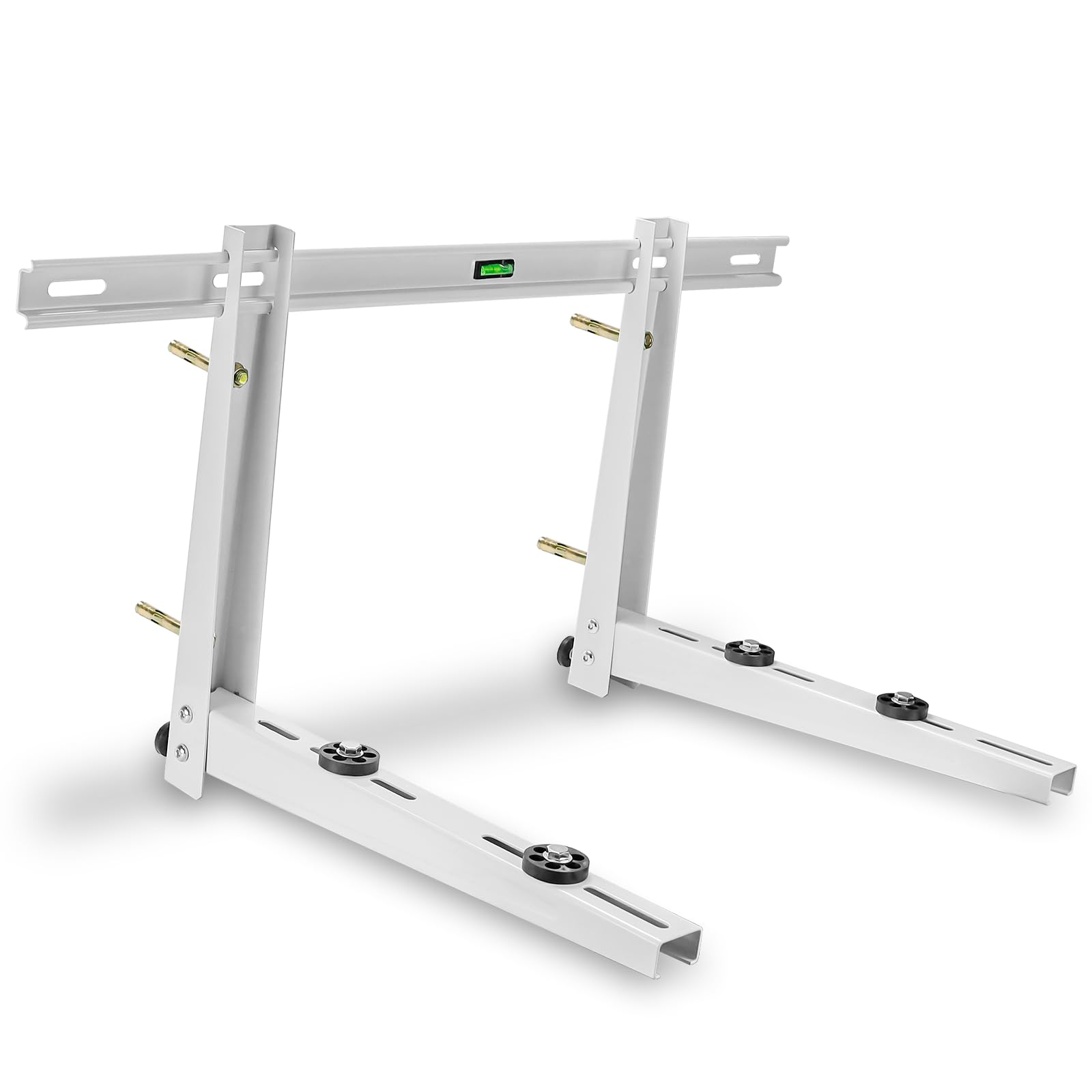 Anqtovp  Mini Split Wall Mounting Bracket Adjustable Support for Mini Split Air Conditioner Systems Up to 400 Pounds Capacity