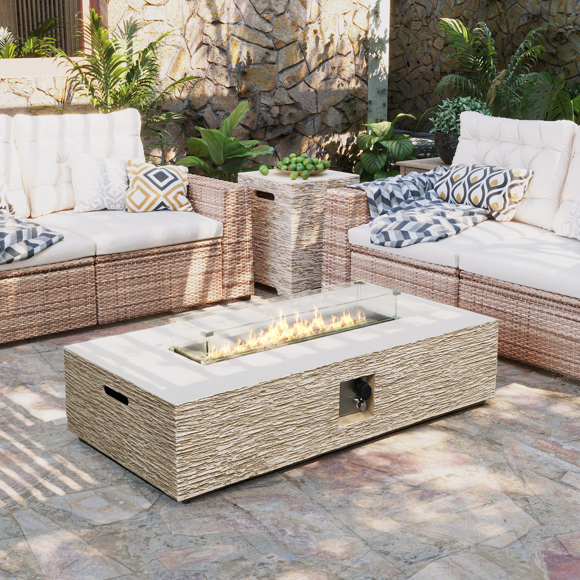 Patio Watcher LS-56MBE-HW-BW Outdoor-Gas-Firepits - View #2