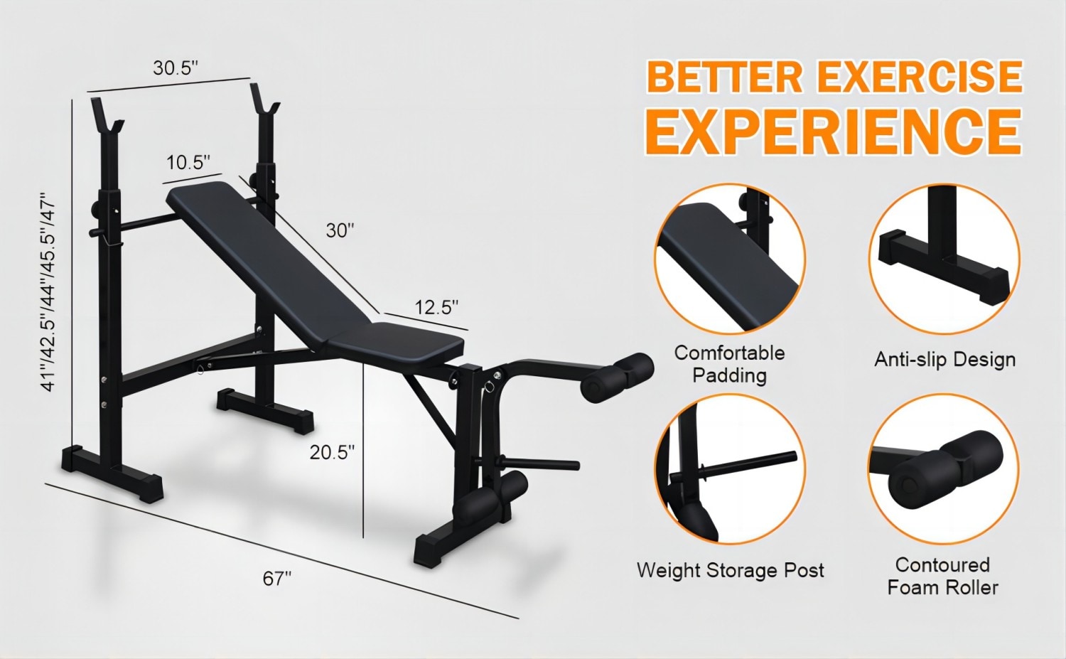 Maocao Hoom MZH10FT-R Weight-Benches - View #5