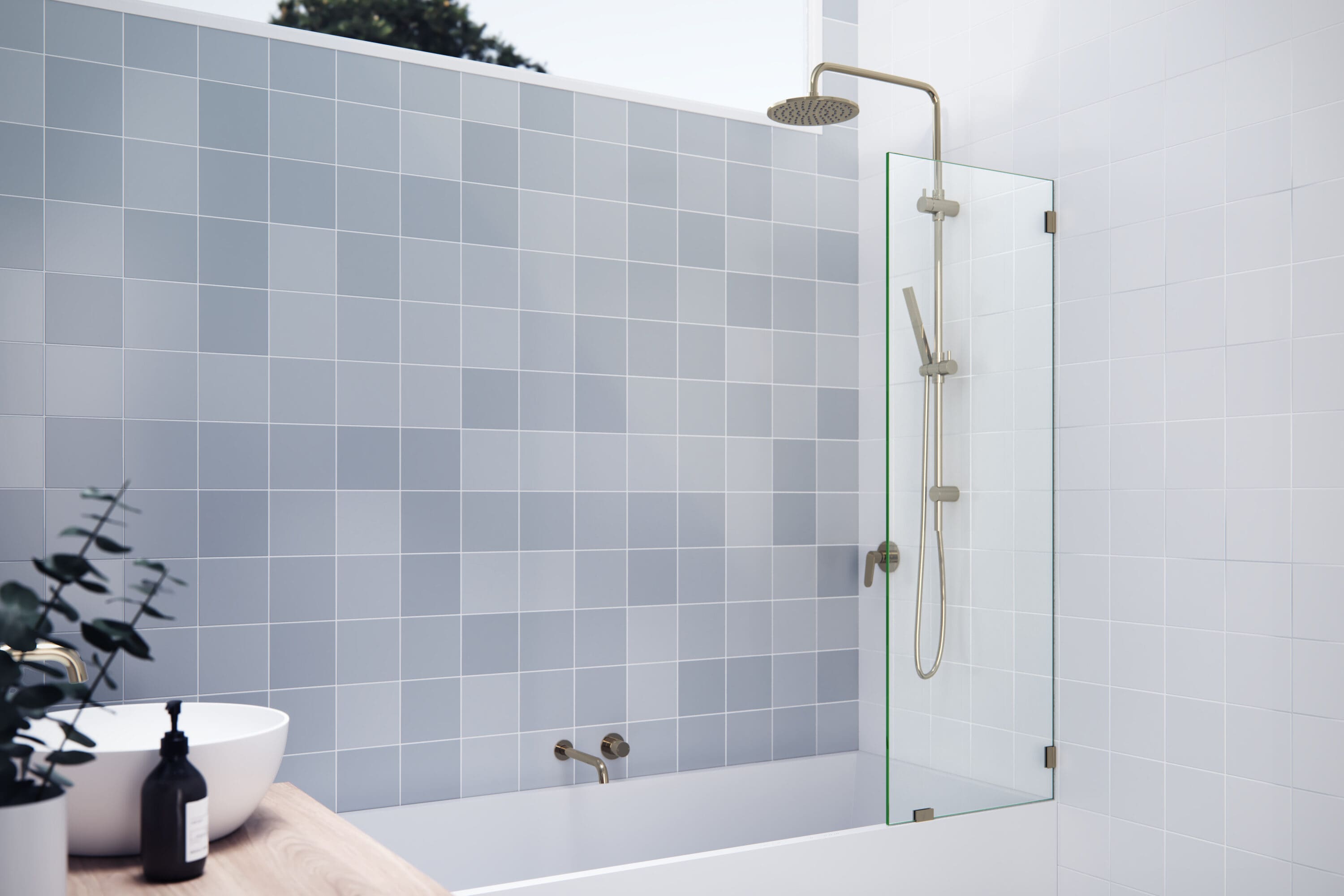 Glass Warehouse GW-BF-21.5-PB Shower-Doors - View #3