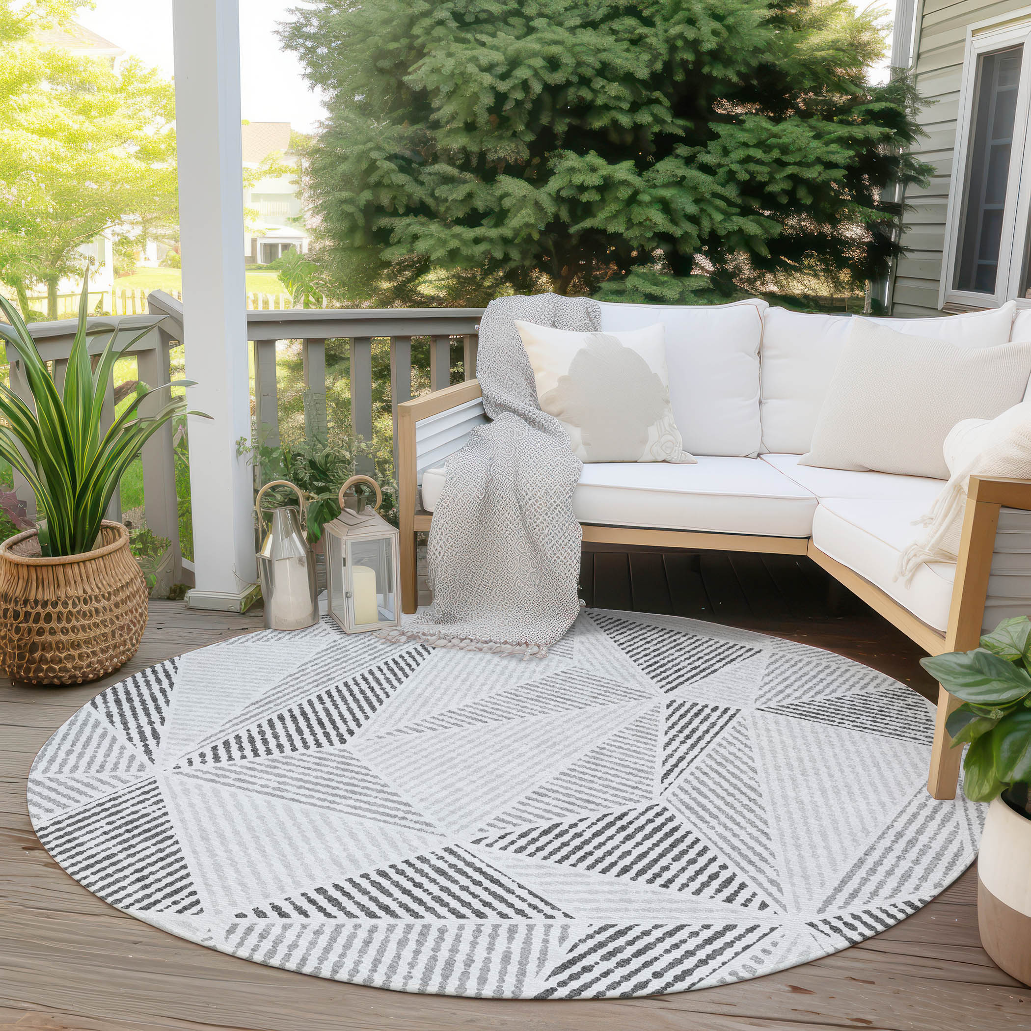 Addison Rugs ACN618GY8RO rugs - View #7