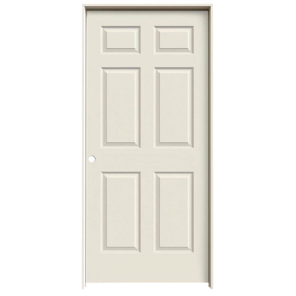 RELIABILT 6 Panel 36-in X 80-in 6-panel Hollow Core Primed Molded ...