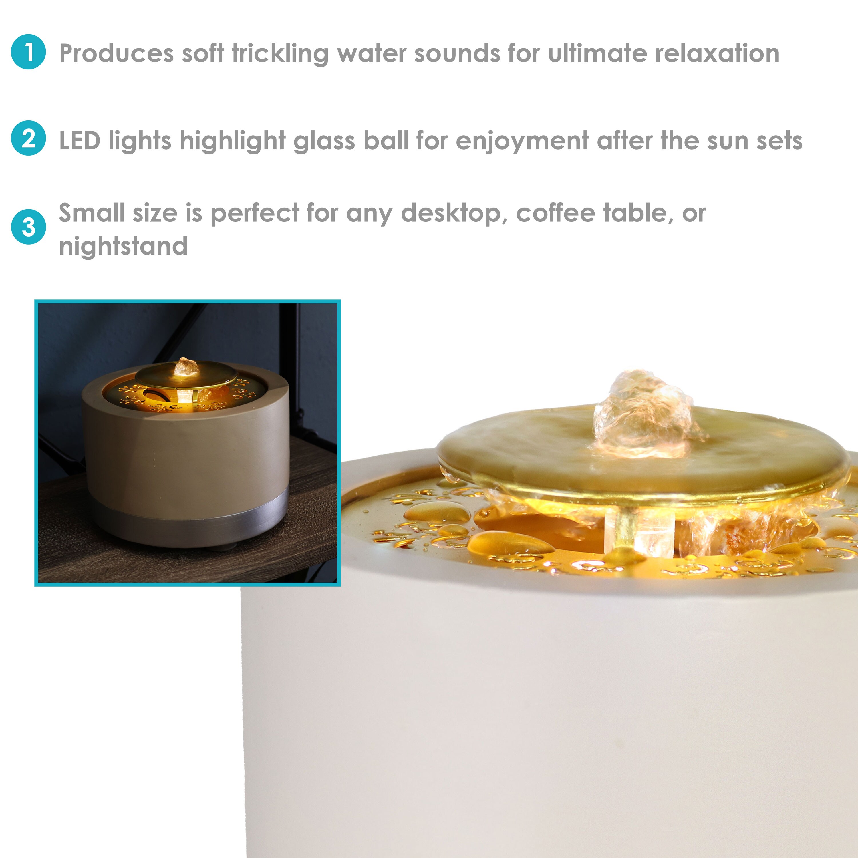 Sunnydaze Decor HDC-277 Indoor-Fountains - View #4