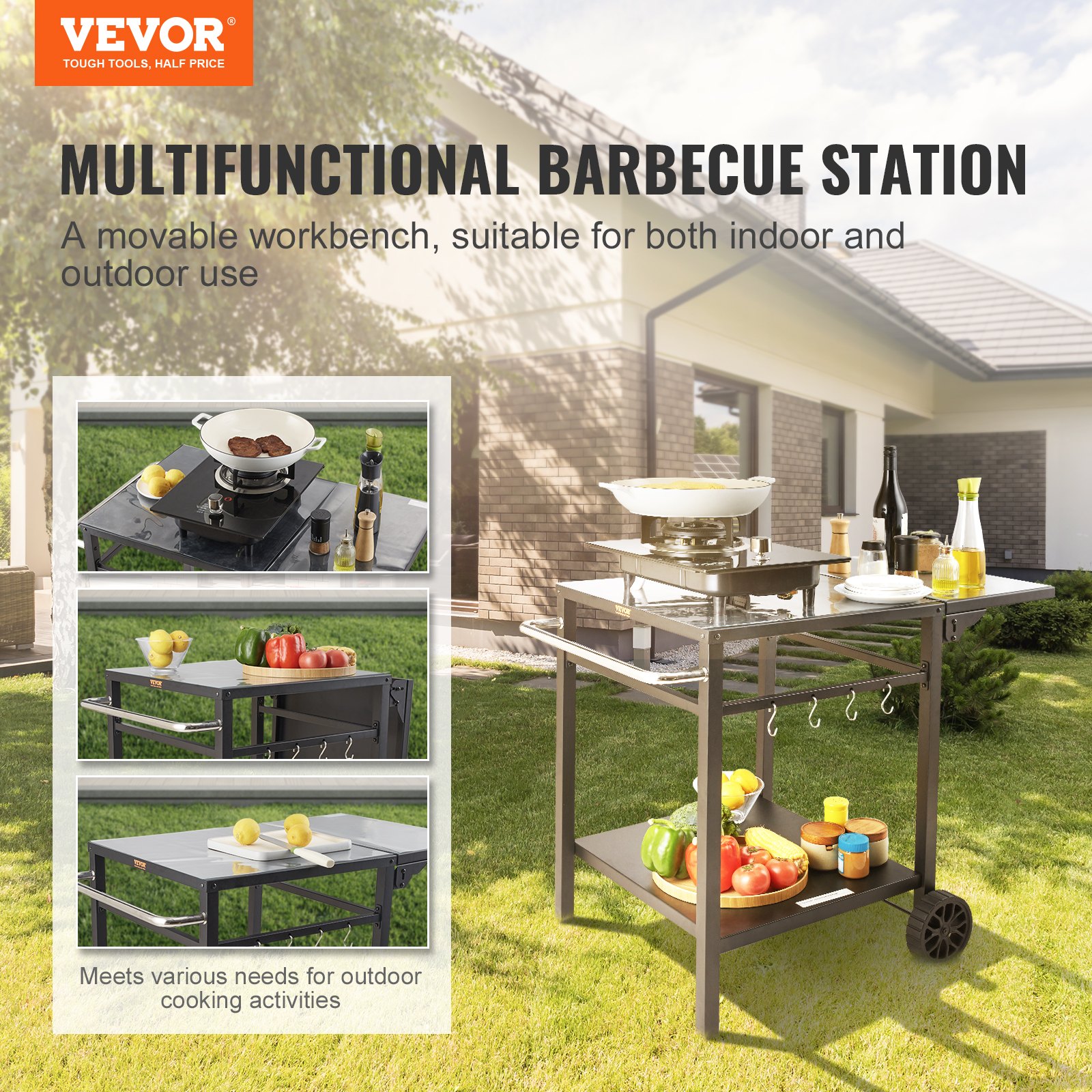 Siavonce XHP311745 Grill-Carts-Grill-Stands - View #4