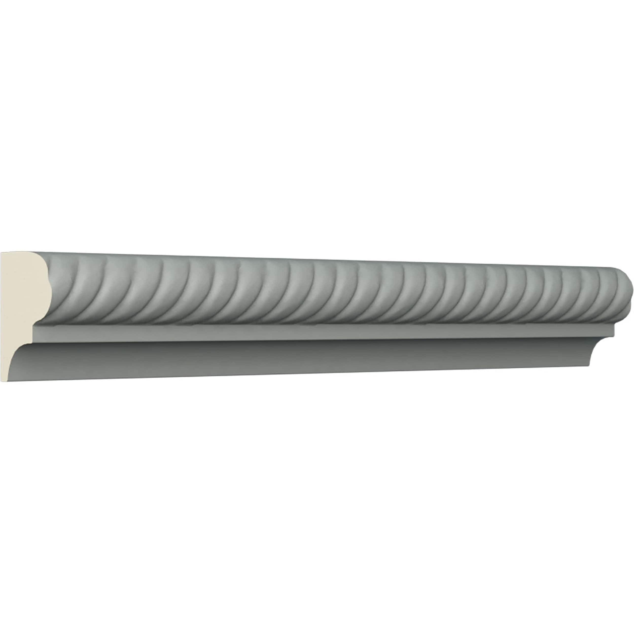 Alexandria White Urethane Decorative Chair Rail Moulding