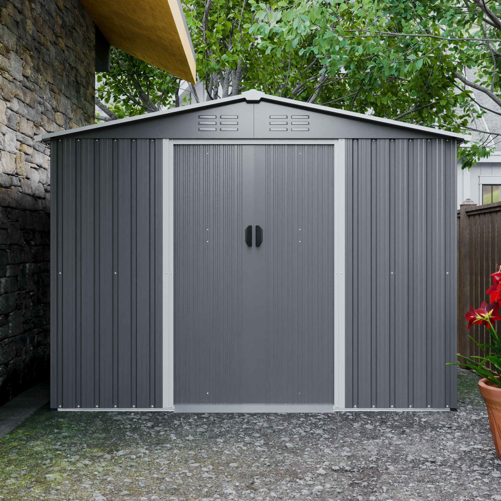 ToolCat BZ-3-147-SN Metal-Storage-Buildings-Sheds - View #10