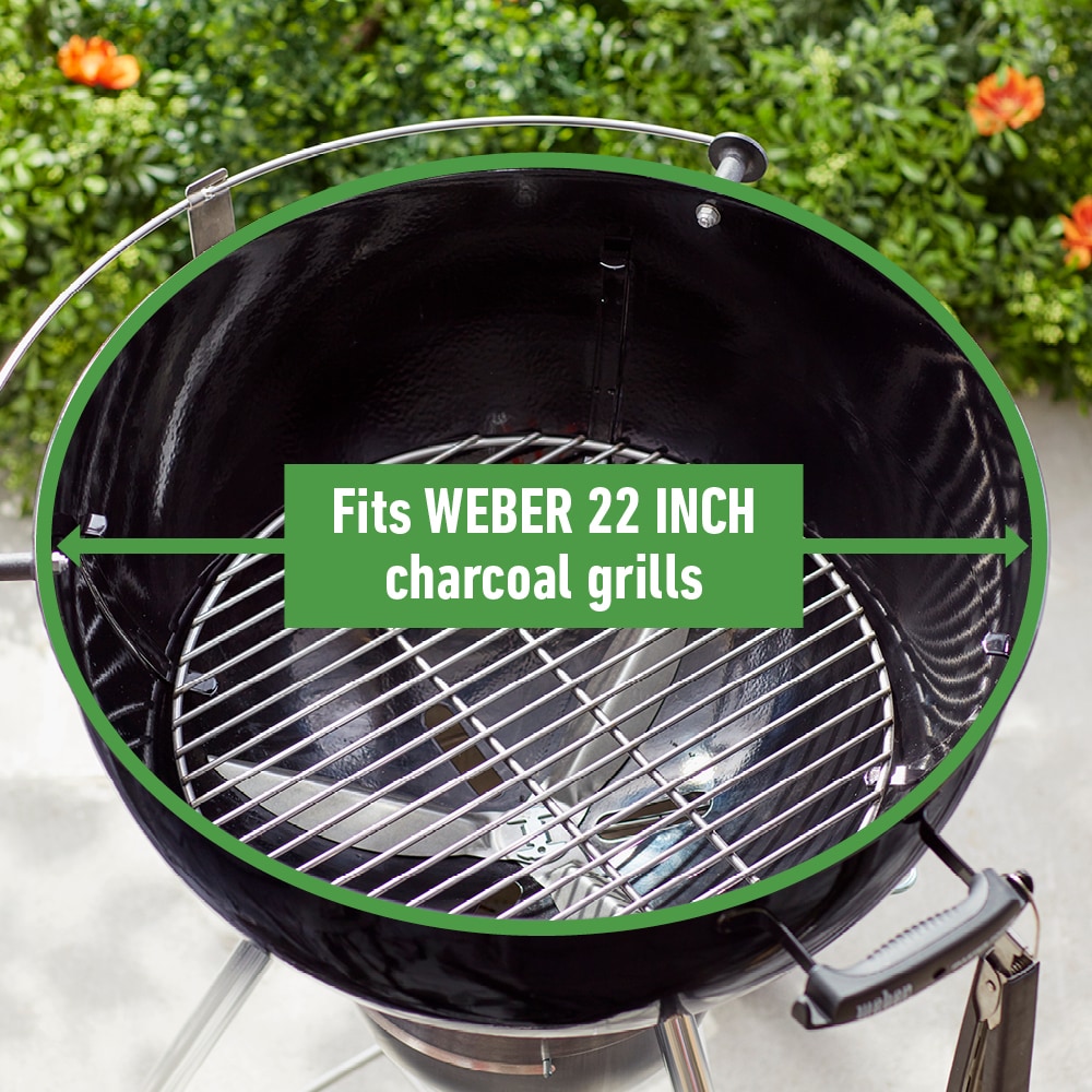 Weber Kettle 17-in x 17-in Plated Steel Briquette Grate in the