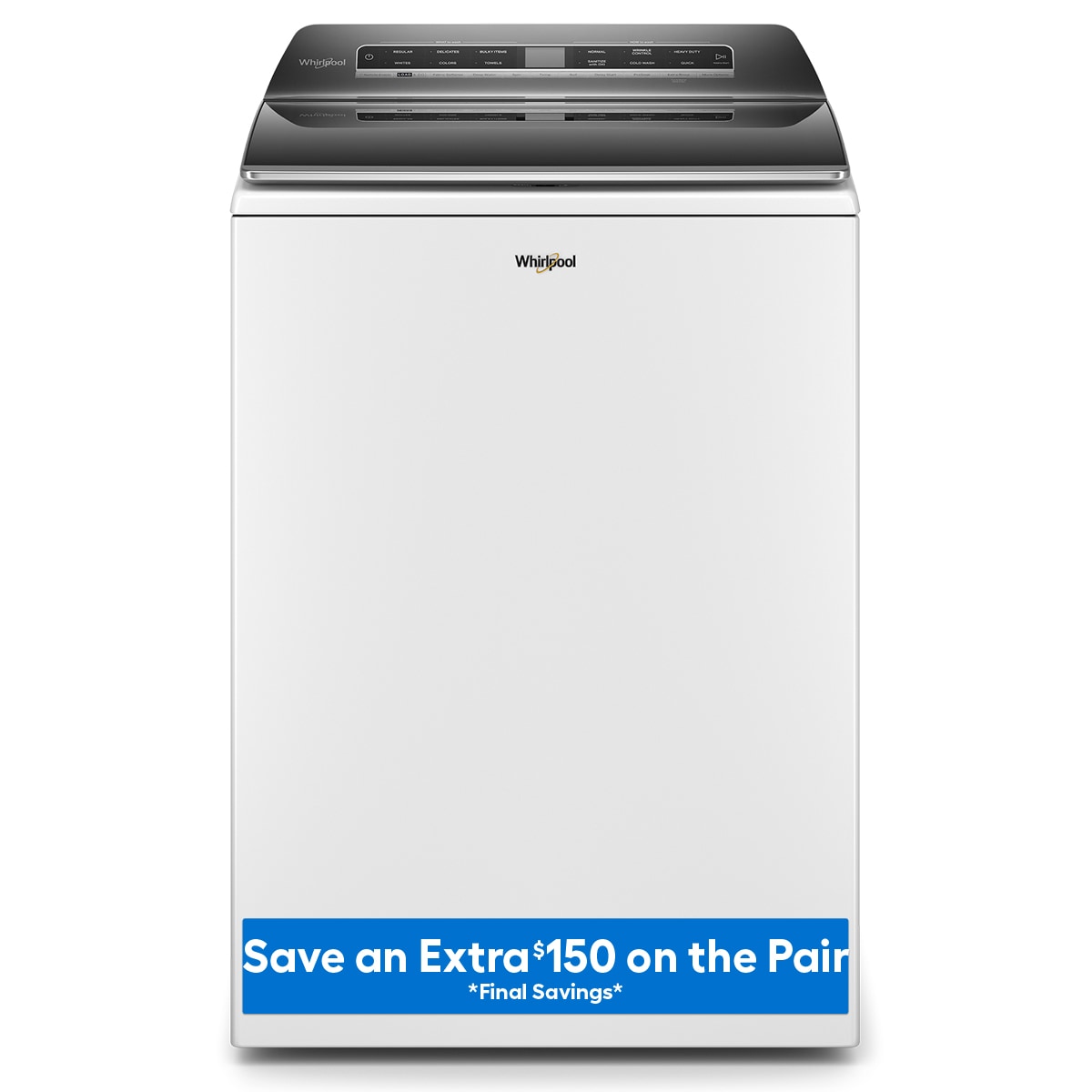 3.5 cu ft high efficiency agitator top load washer white