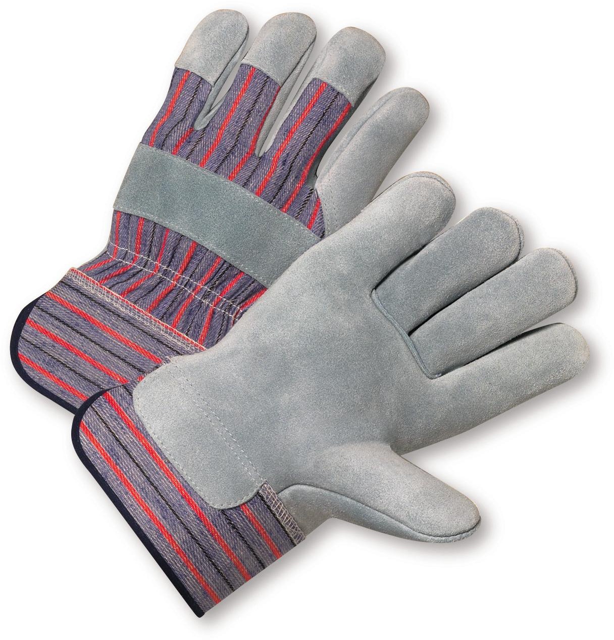 Project Source Large Leather Construction Gloves, (3-Pairs) in the Work  Gloves department at