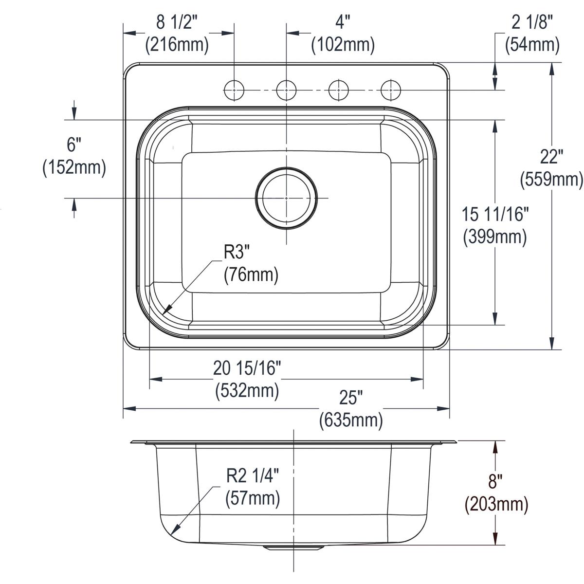 Elkay LWSB252284FP Kitchen-Sinks - View #11