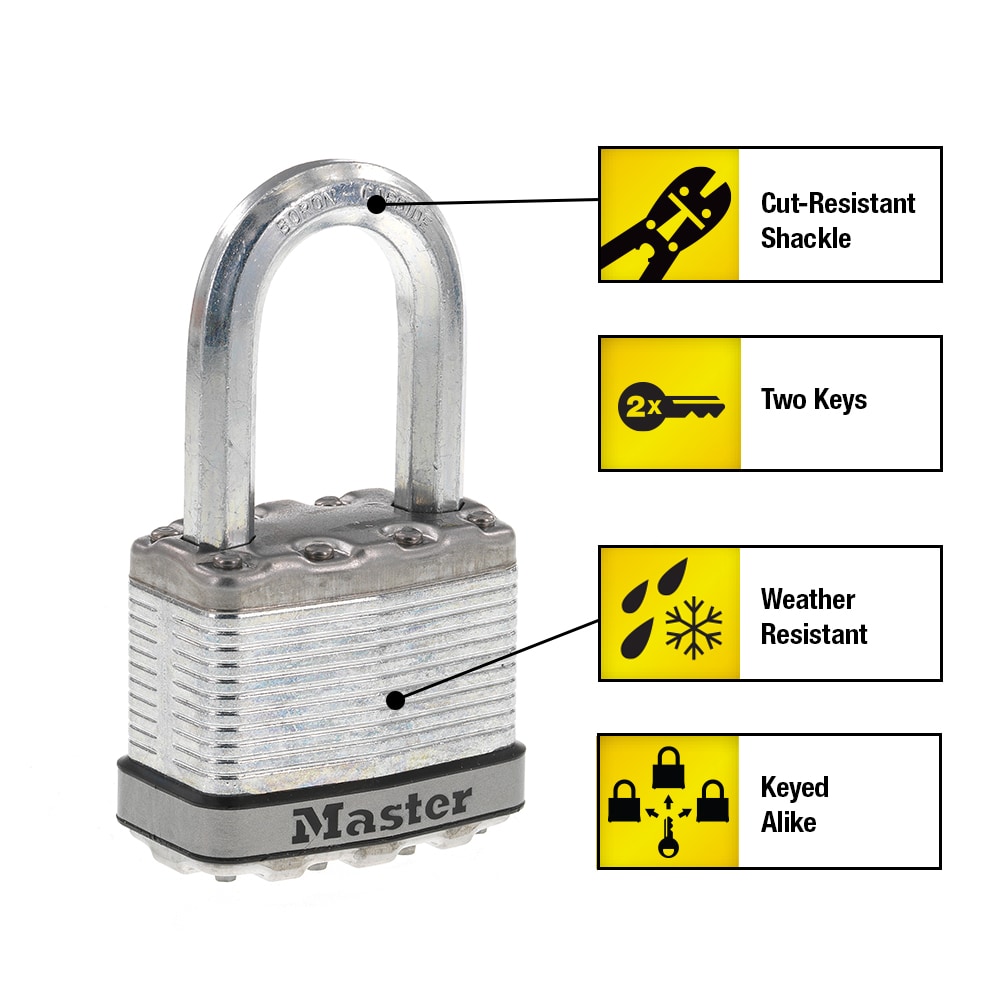 Master Lock M5XTRILF Padlocks-Locks-Cables - View #2