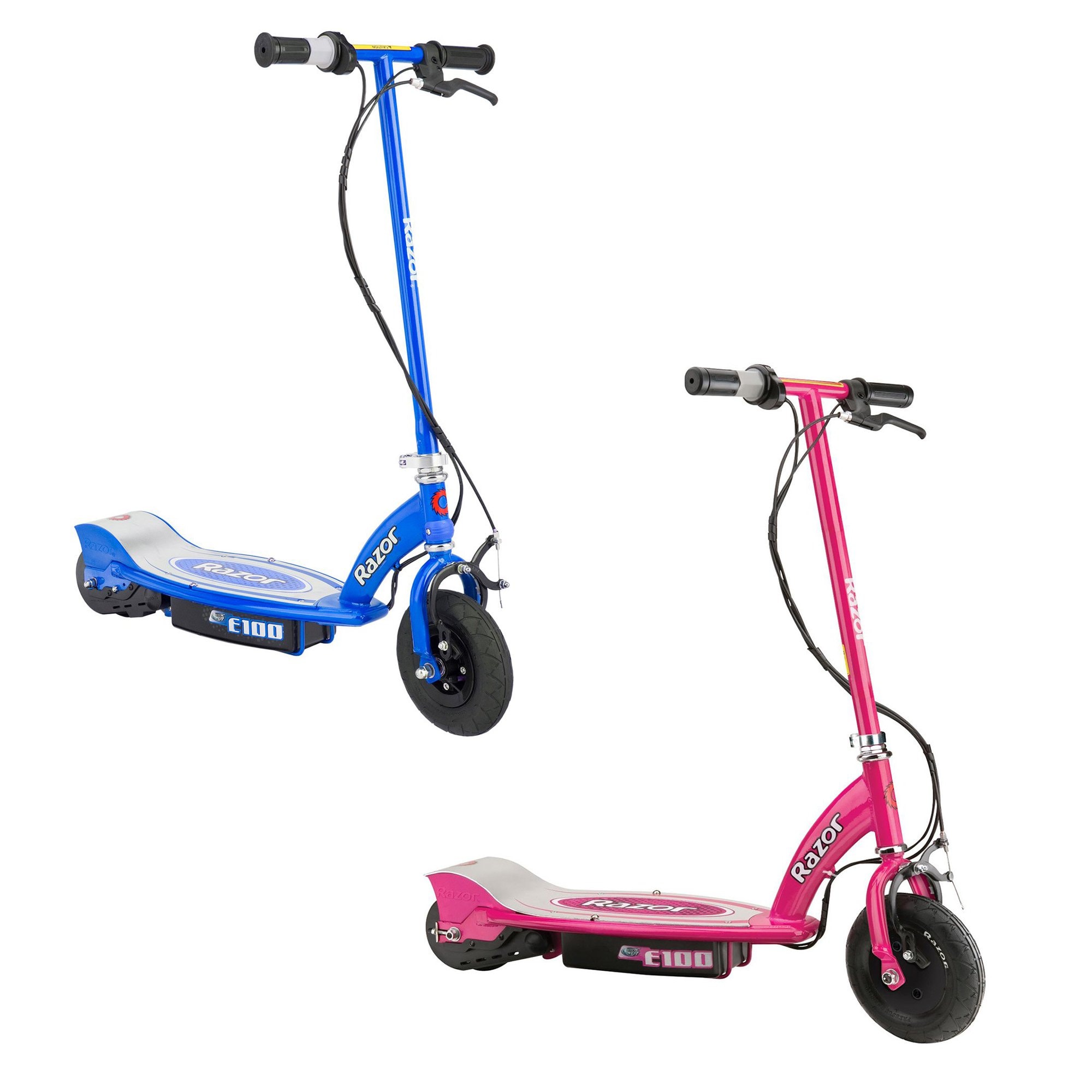 Pink razor e100 electric 2024 scooter