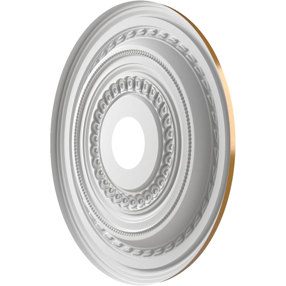 Cole 19" Aged Metallic Gold PVC Ceiling Medallion