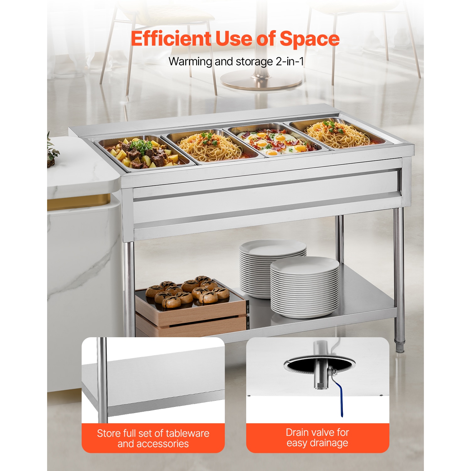 VEVOR SCSJRKZQZKFS06870V1 Buffet-Servers - View #6