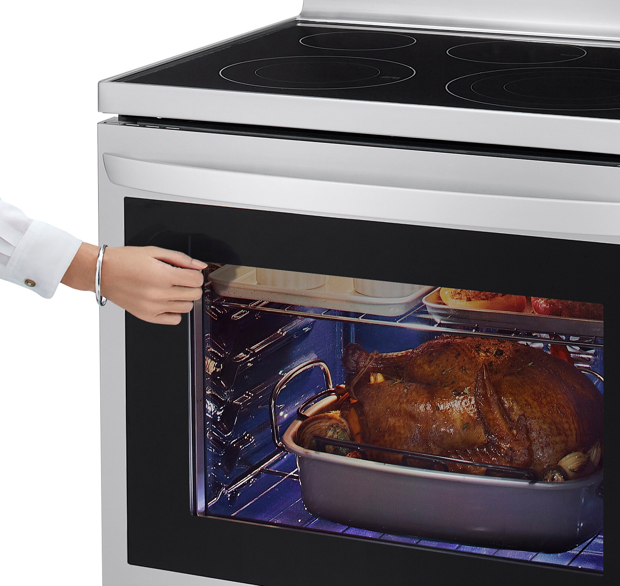 6.3 cu.ft. Air Fry InstaView ThinQ® Electric Range