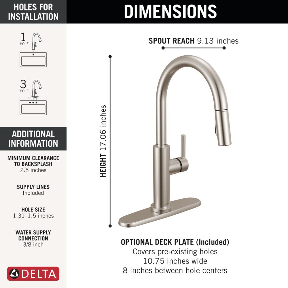 Delta 19867LF-SS Kitchen-Faucets - View #5