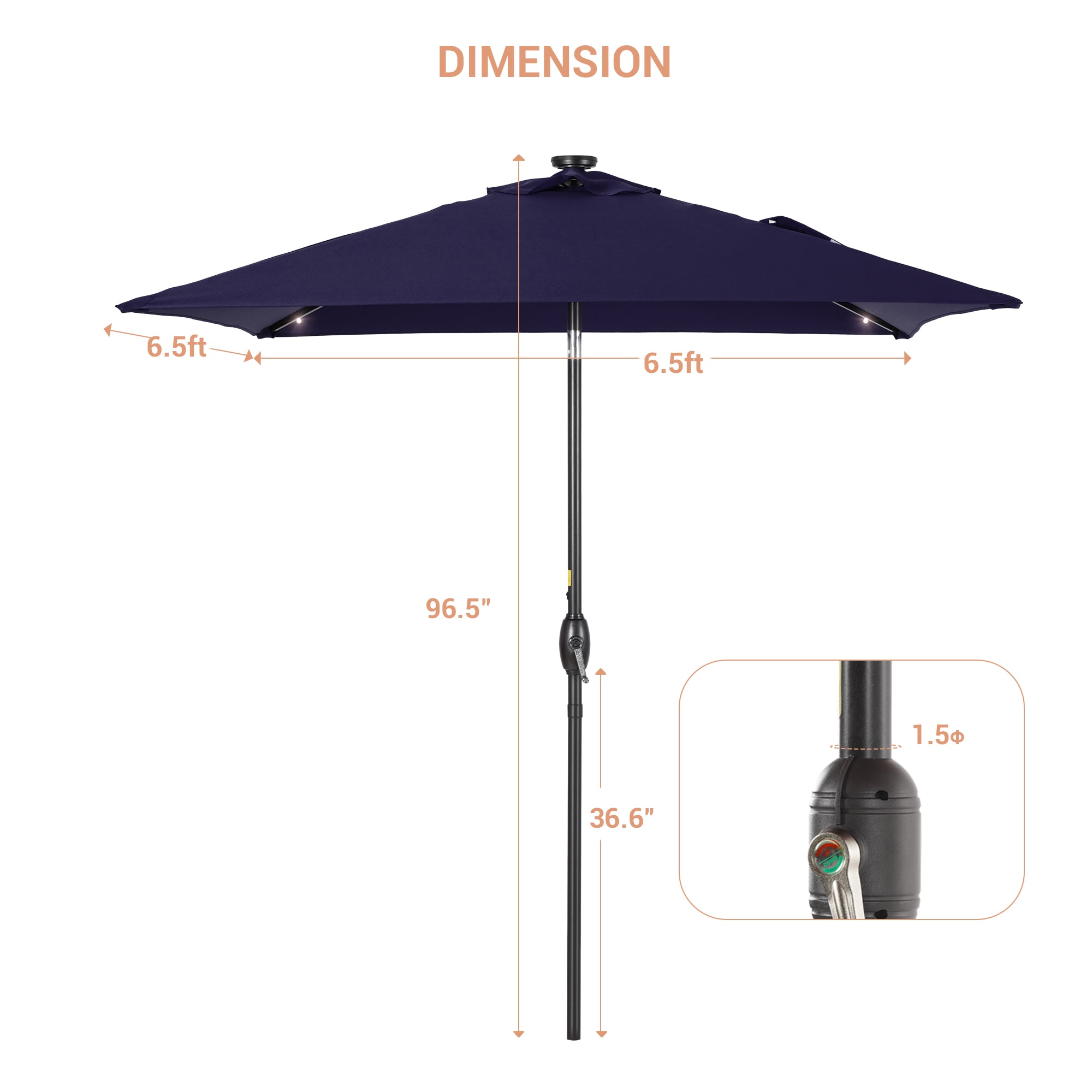ACEGOSES LW-LED200NY Umbrellas-2 - View #7