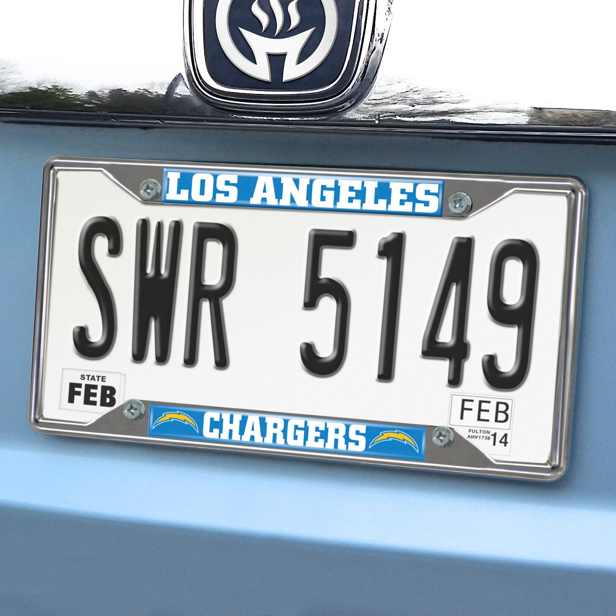 Los Angeles Chargers License Plate Frame Season-Ticket Holder Gift Brand New