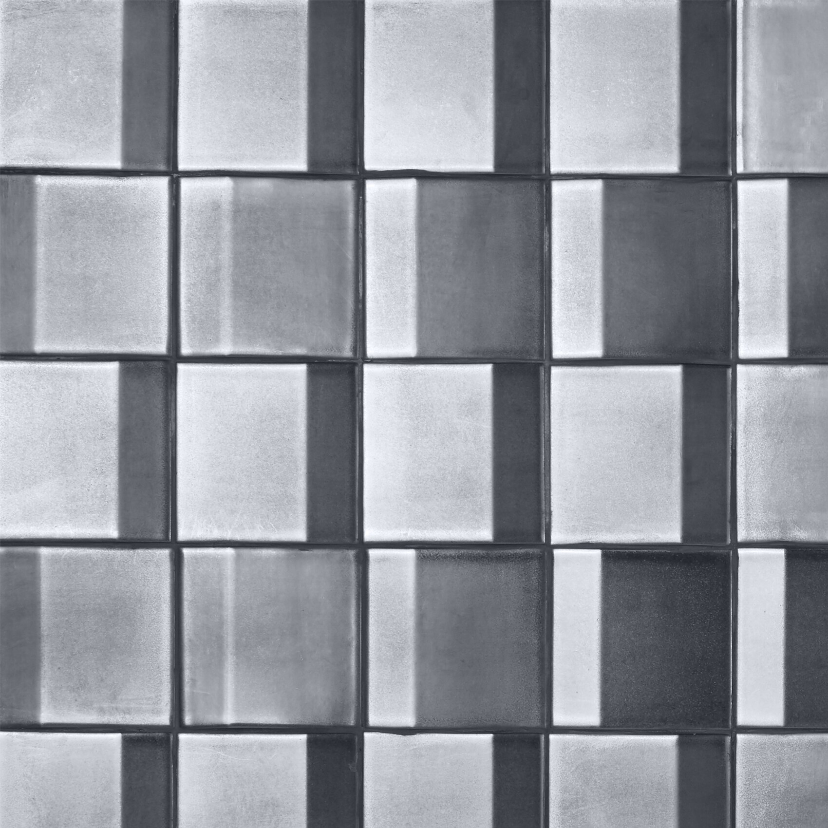 Artmore Tile EXT3RD106951 Zest Black 5-in x 5-in Matte Porcelain Encaustic Standard Wall Tile ( 4.12-sq ft Carton )