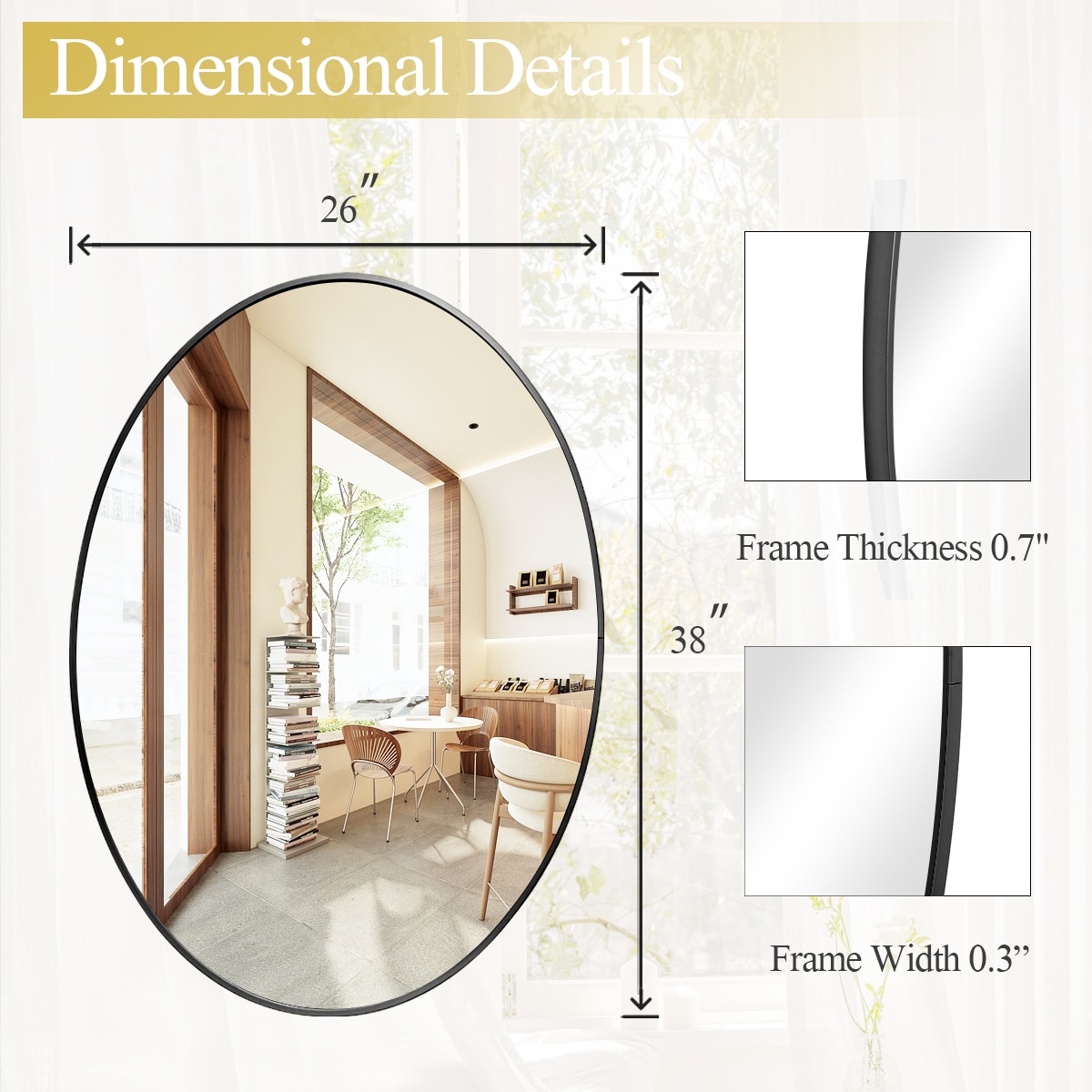 BEAUTYPEAK TY2638B Decor-Mirrors - View #7