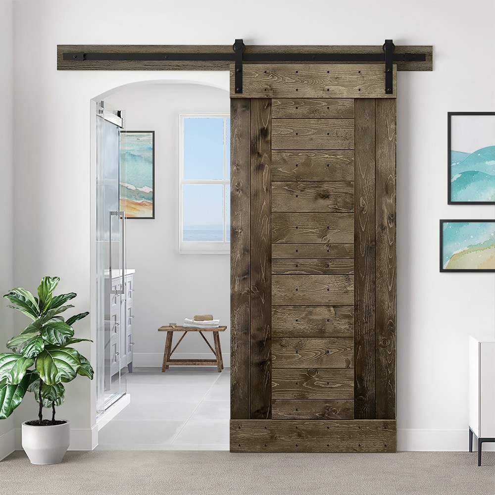 CALHOME SMK-96+DIY-N3-38CT Barn-Doors - View #2