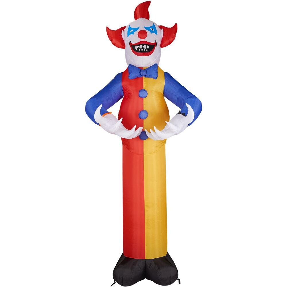 Haunted Hill Farm Haunted Hill Farm 12-ft Clown Halloween Blow Up ...