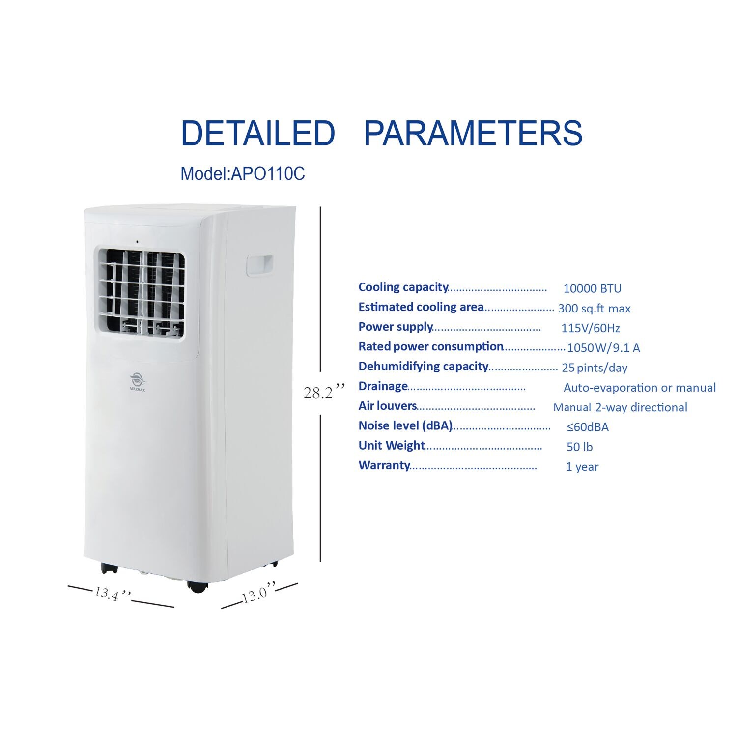 airemax portable air conditioner