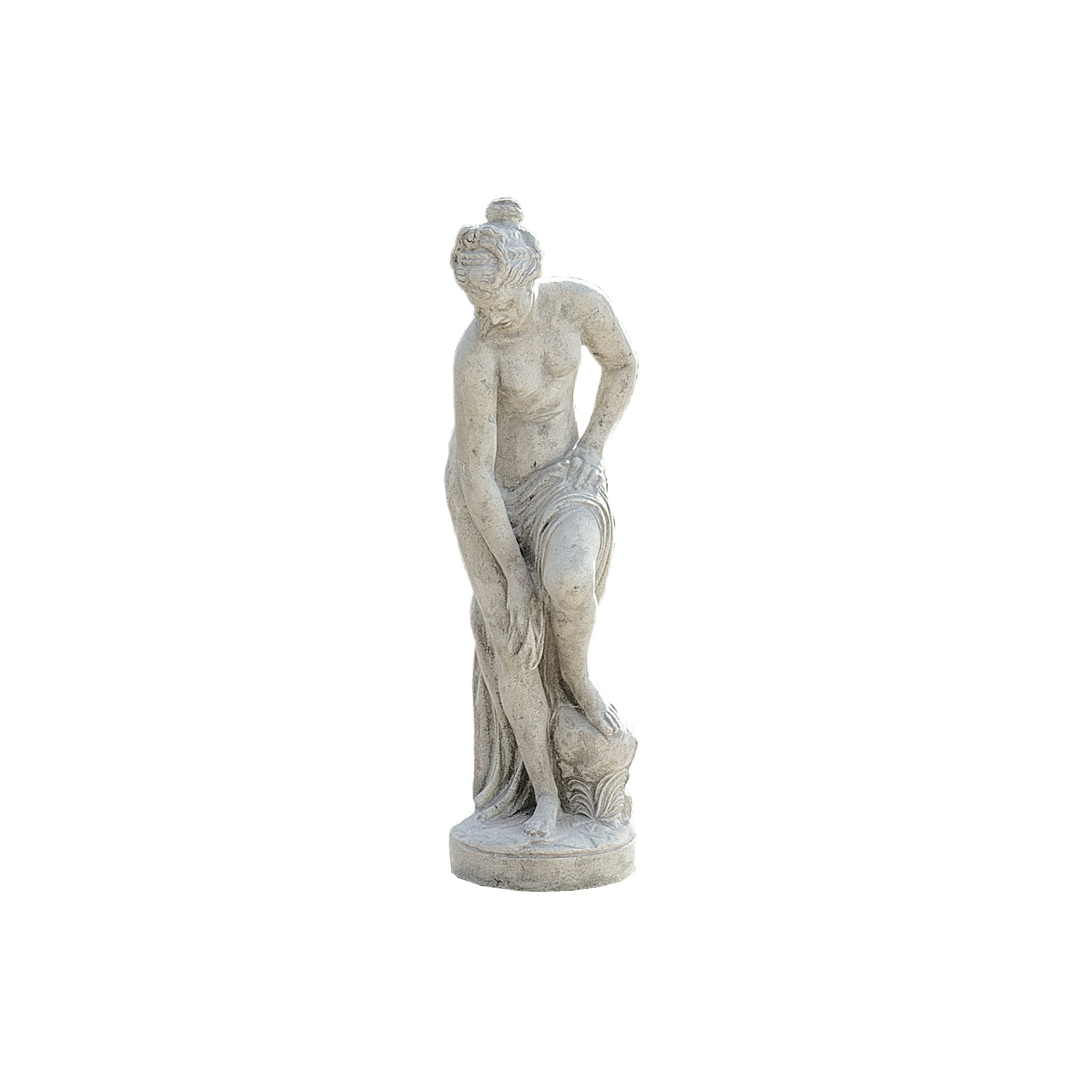 Design Toscano 34-in H x 9.5-in W Off-white Garden Statue