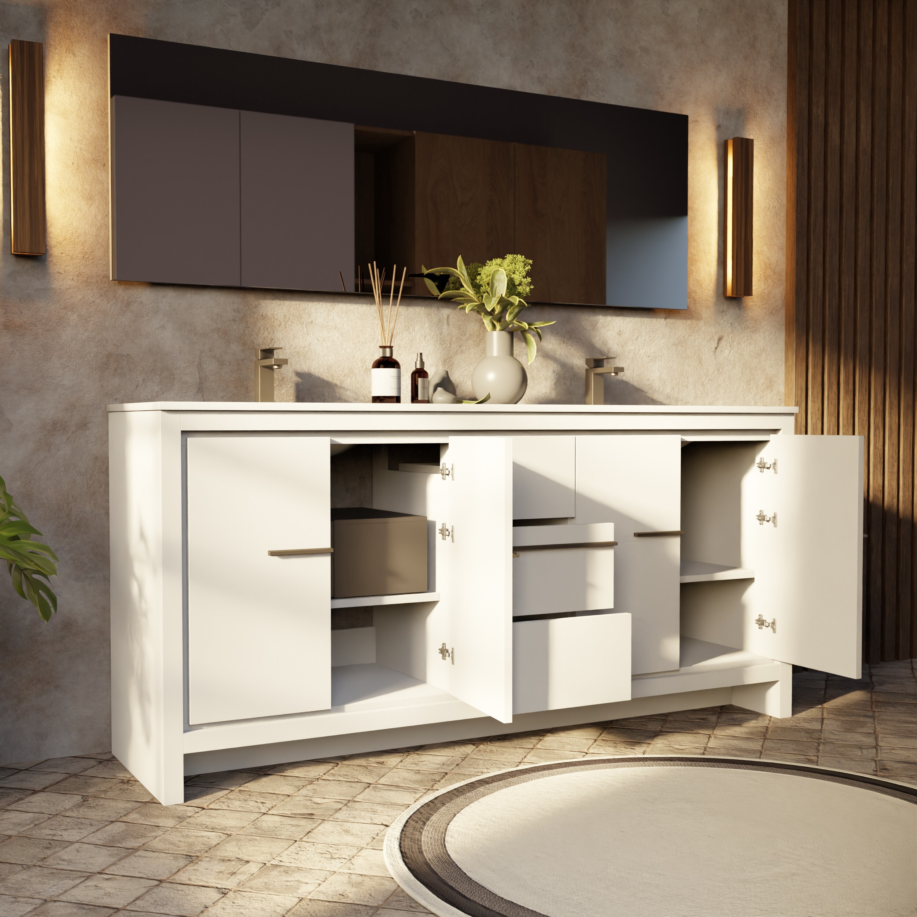 Lexora LVSCSH72DW200 Bath-Vanity-Combo - View #4