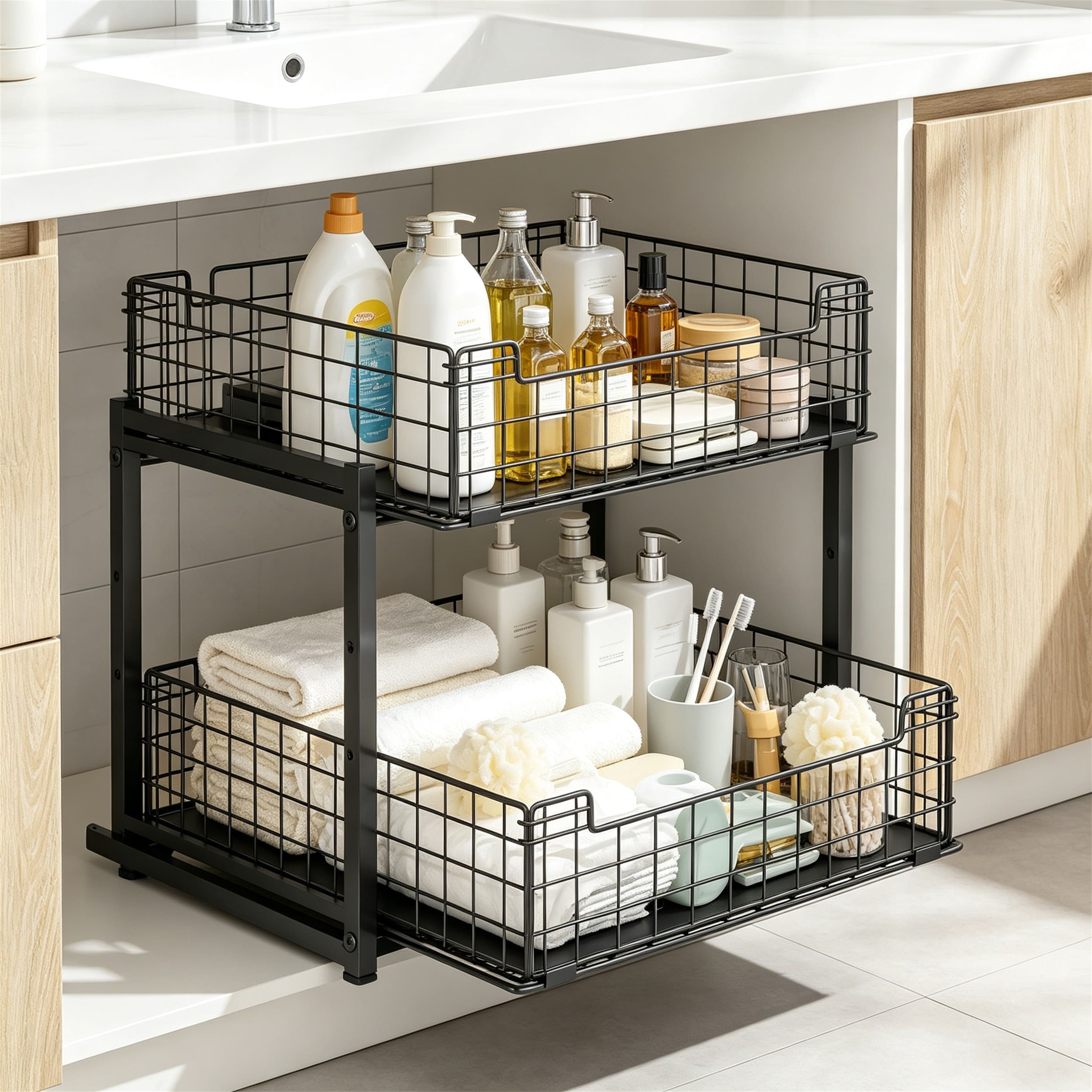 MOEPISY E9S28MG6XW Pull-Out-Cabinet-Baskets - View #5