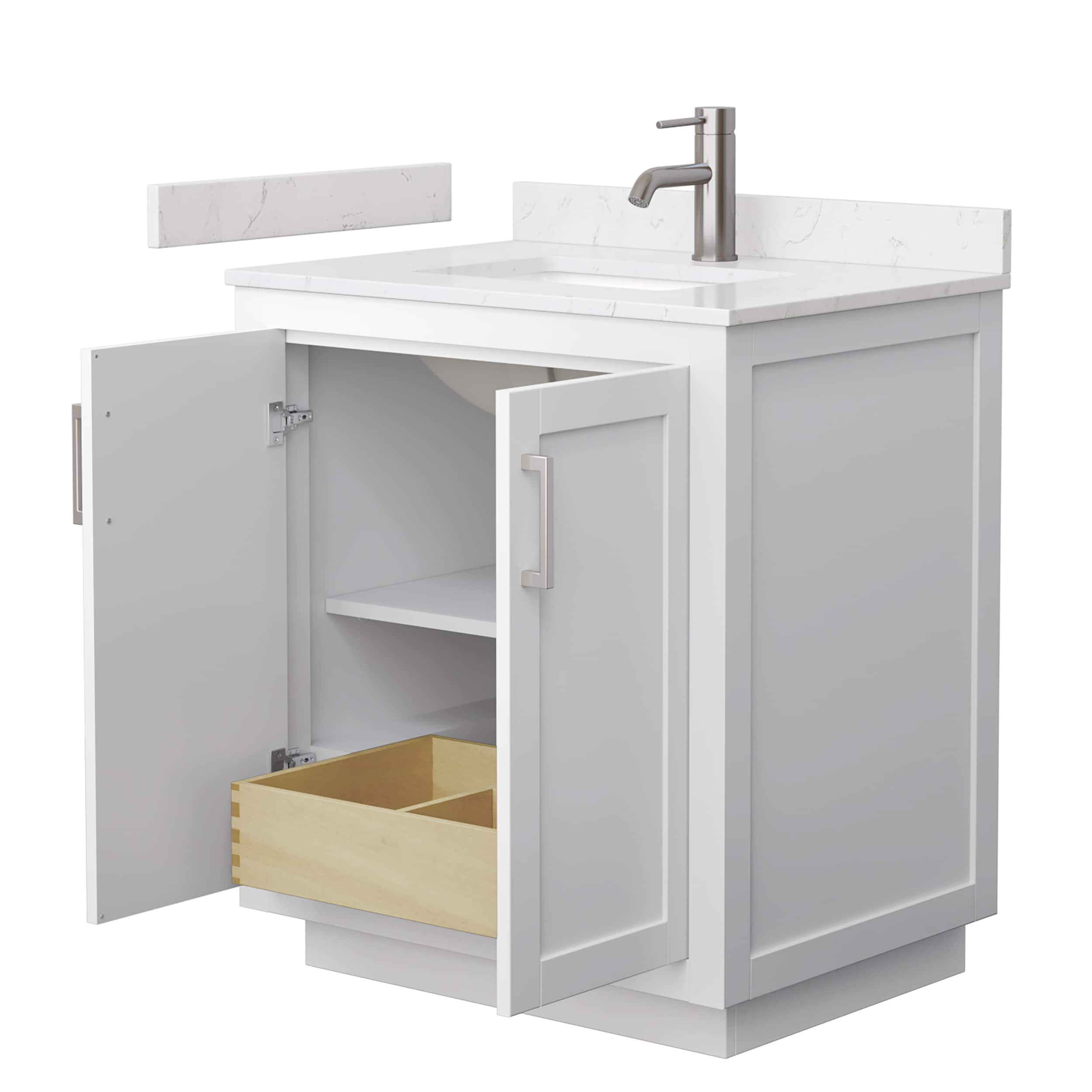 Wyndham Collection WCF292930SWHC2UNSMXX Bath-Vanity-Combo - View #3