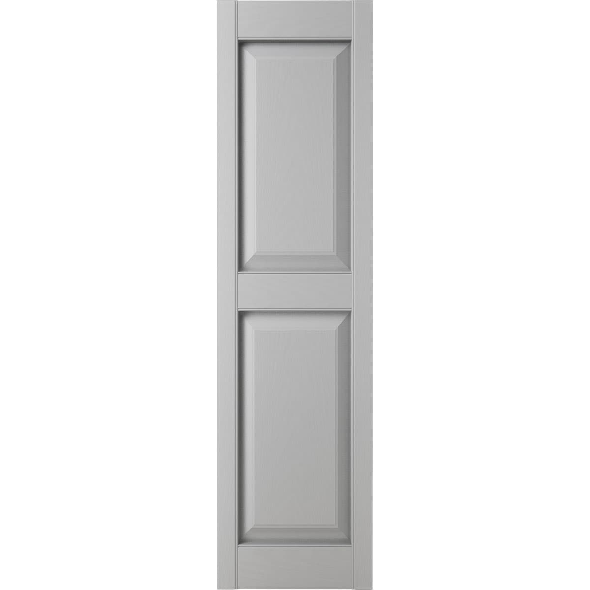 Ekena Millwork LP2S12X04700PG 12-in W x 47-in H Paintable Paintable/Stainable Raised panel Exterior Shutters ( 2 -Pack )