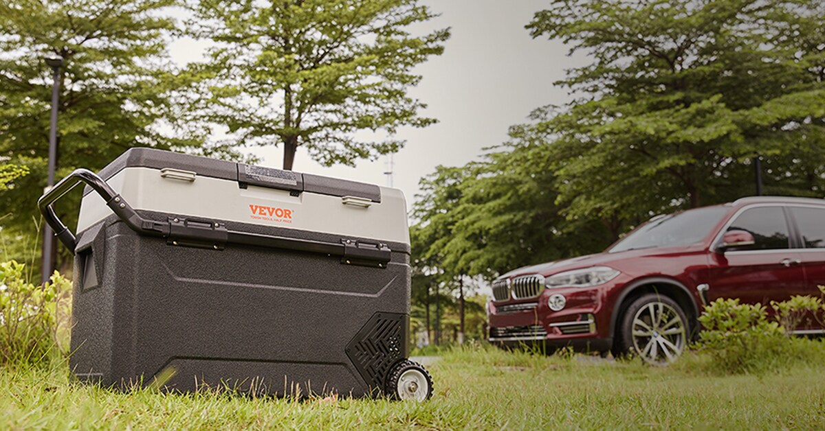 VEVOR 56 QT. Electric Cooler Portable Mini Car Fridge
